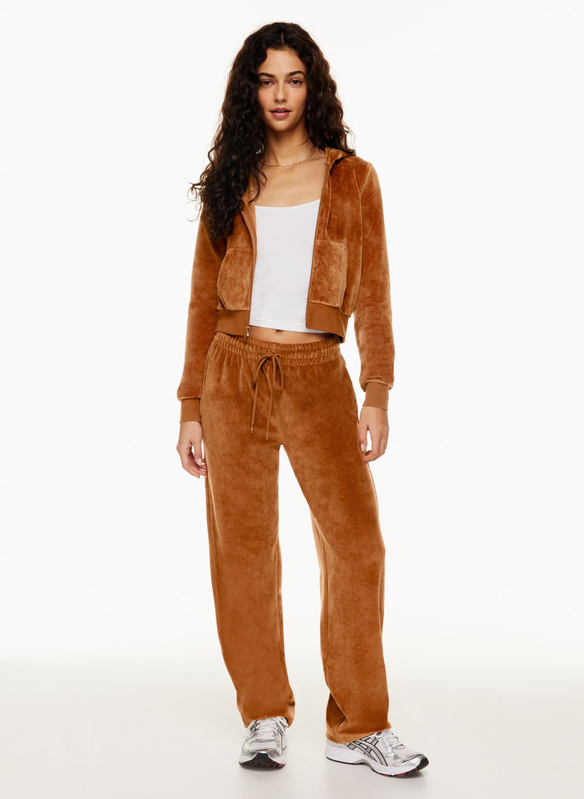 Velour Flare Jogger Set (Perl)