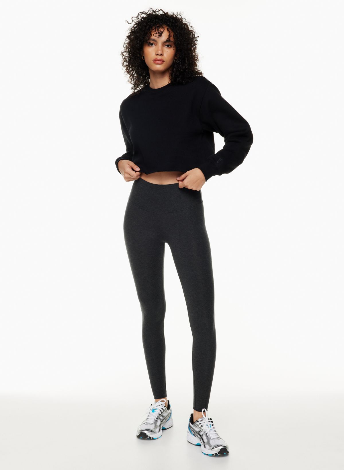 Ardene Super Soft Leggings with Side Pocket in Black