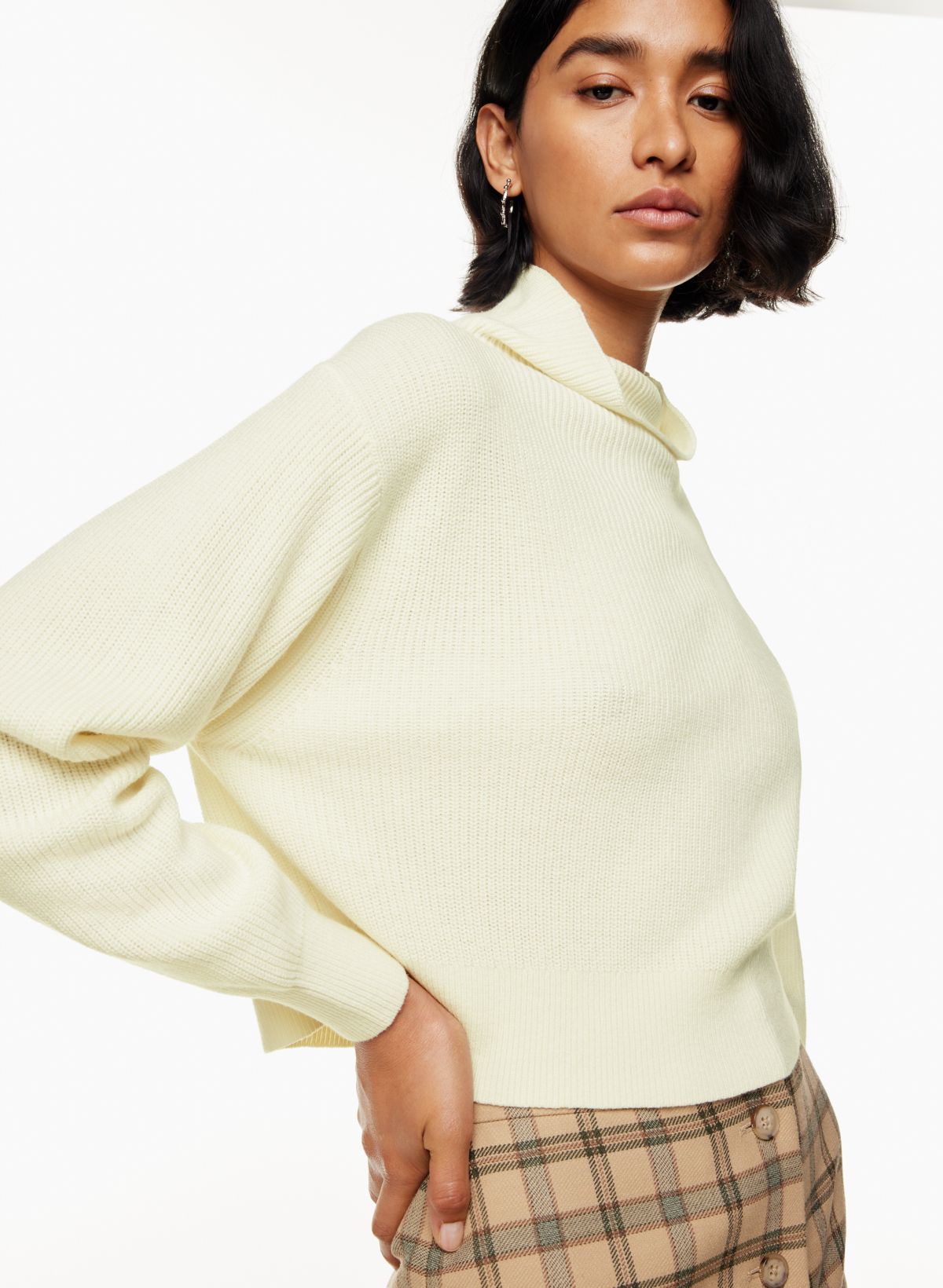 Mango Fine-Knit Turtleneck Sweater 2024, Buy Mango Online