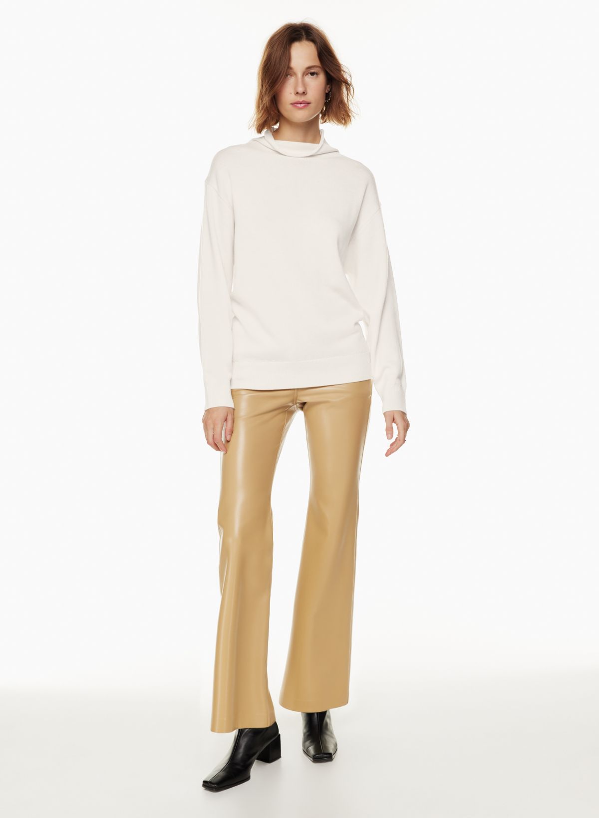 Babaton Contour Long Sleeve (XS, white) & Melina Cropped (2, Birch