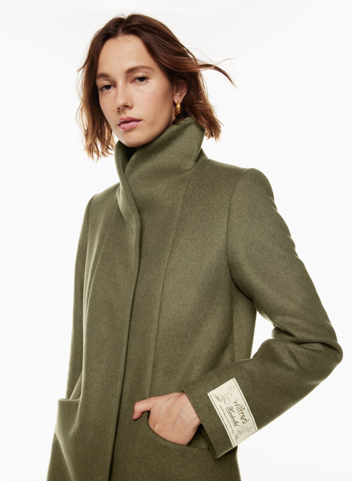 Aritzia wilfred cocoon wool 2024 coat