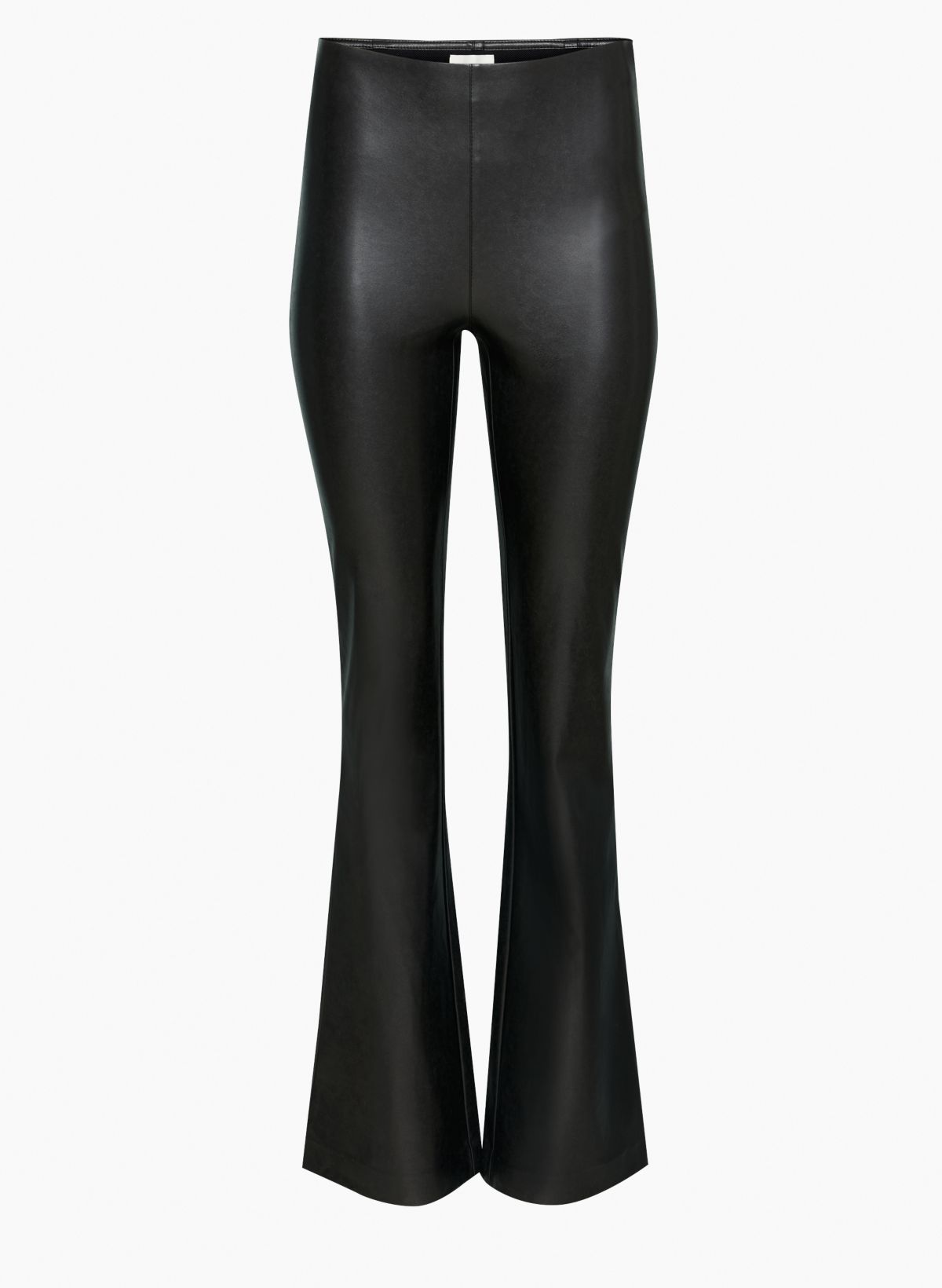 The Roma High Waist Faux Leather Pants In Black • Impressions