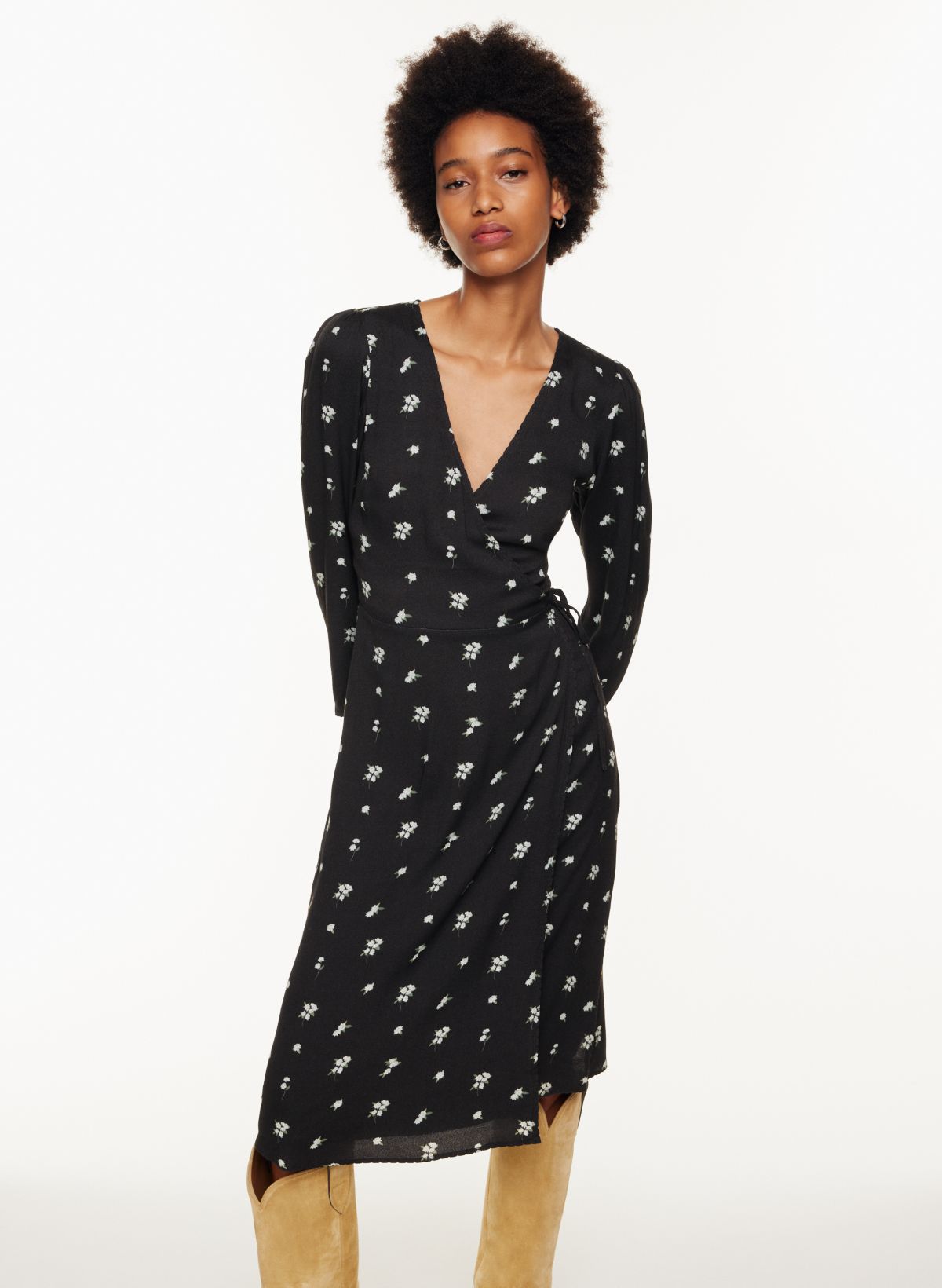 Aritzia wilfred cheap wrap dress