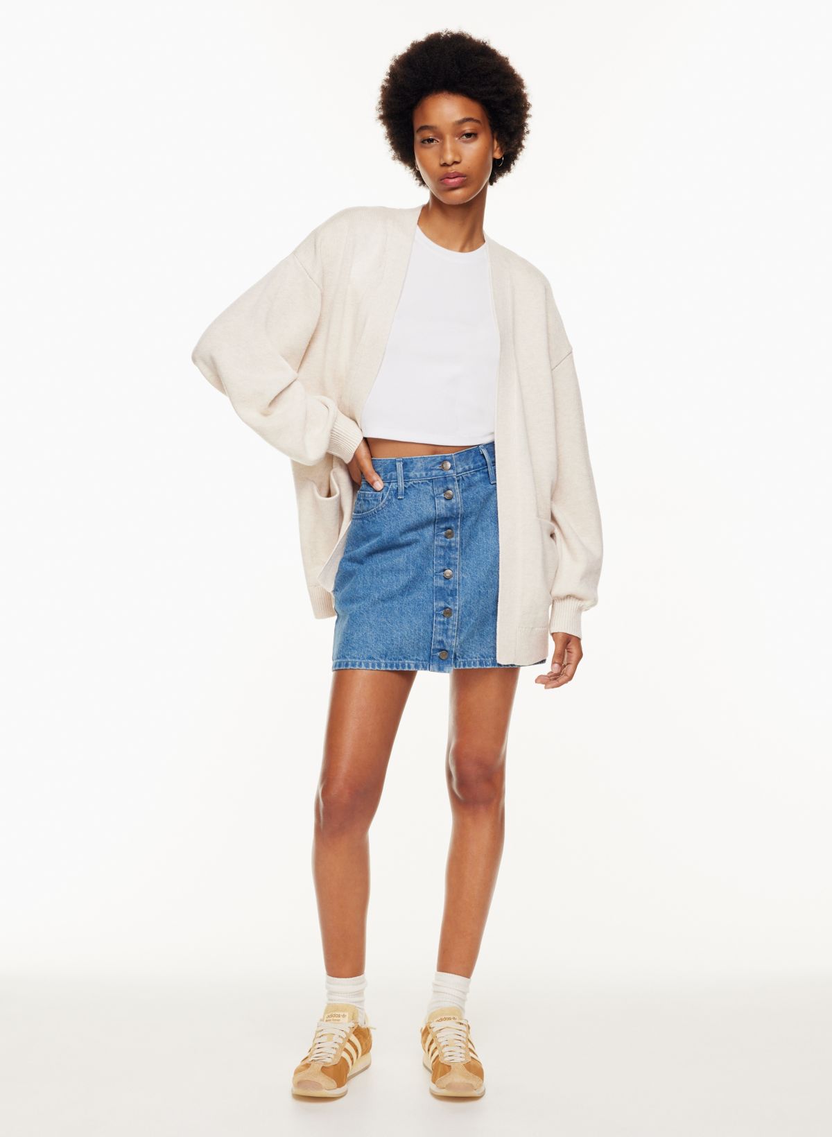 Wilfred free best sale denim skirt