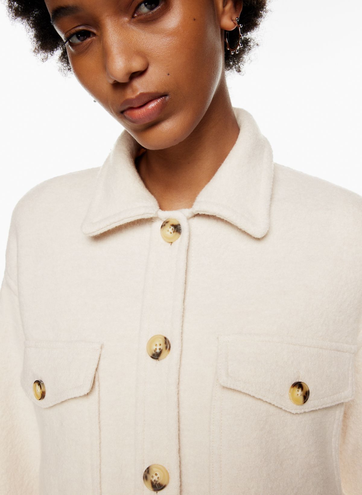 Aritzia Ganna Jacket in Deep Taupe