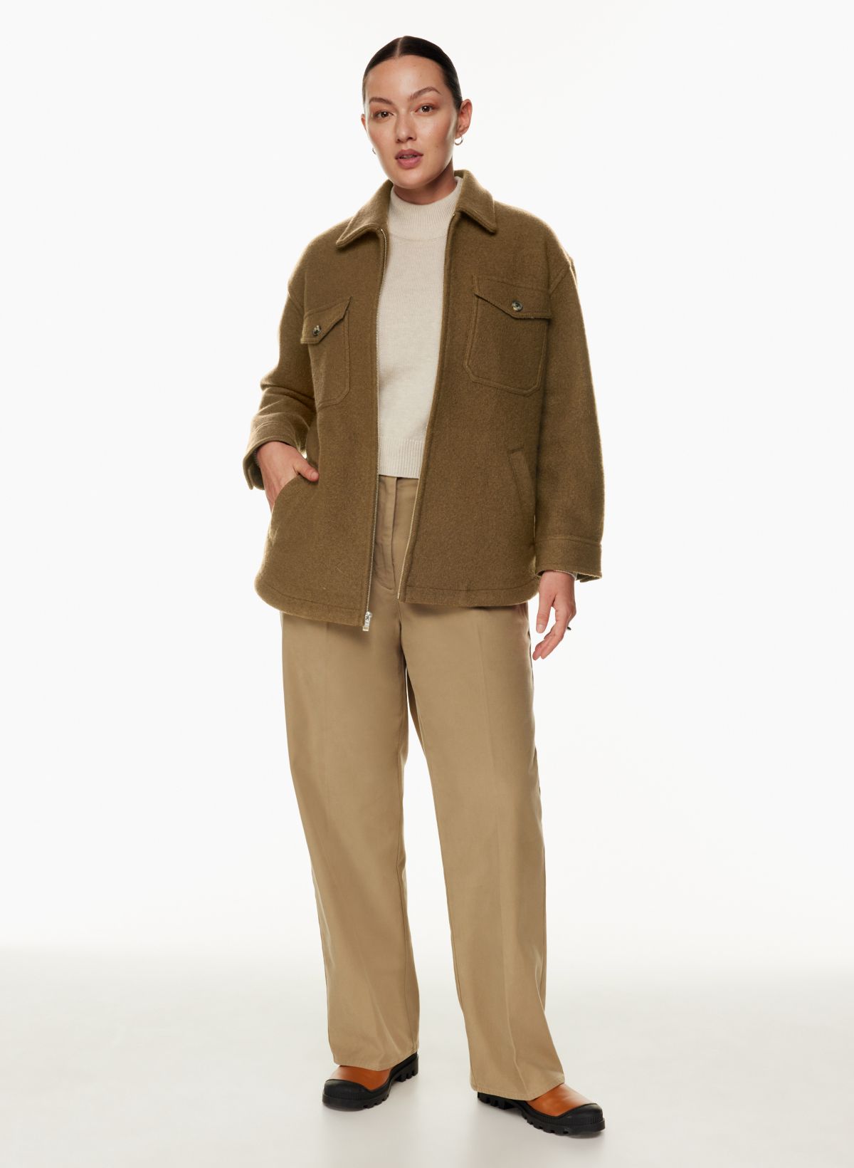 Wilfred Free HEARTLAND SHIRT JACKET | Aritzia CA