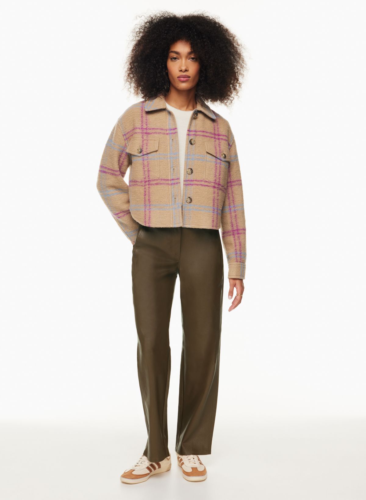 Wilfred Free THE GANNA™ CROPPED SHIRT JACKET