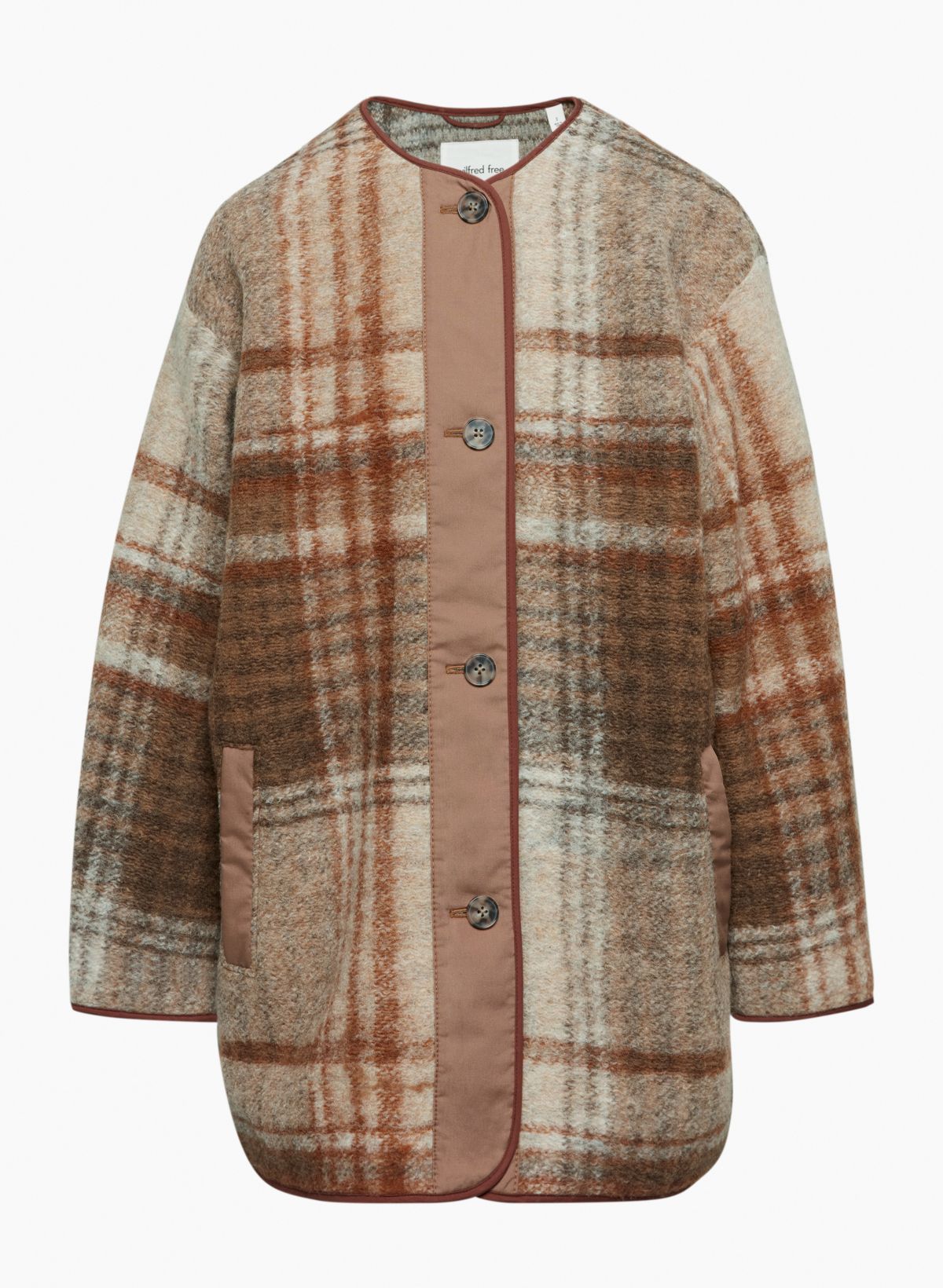 Aritzia 2025 plaid coat