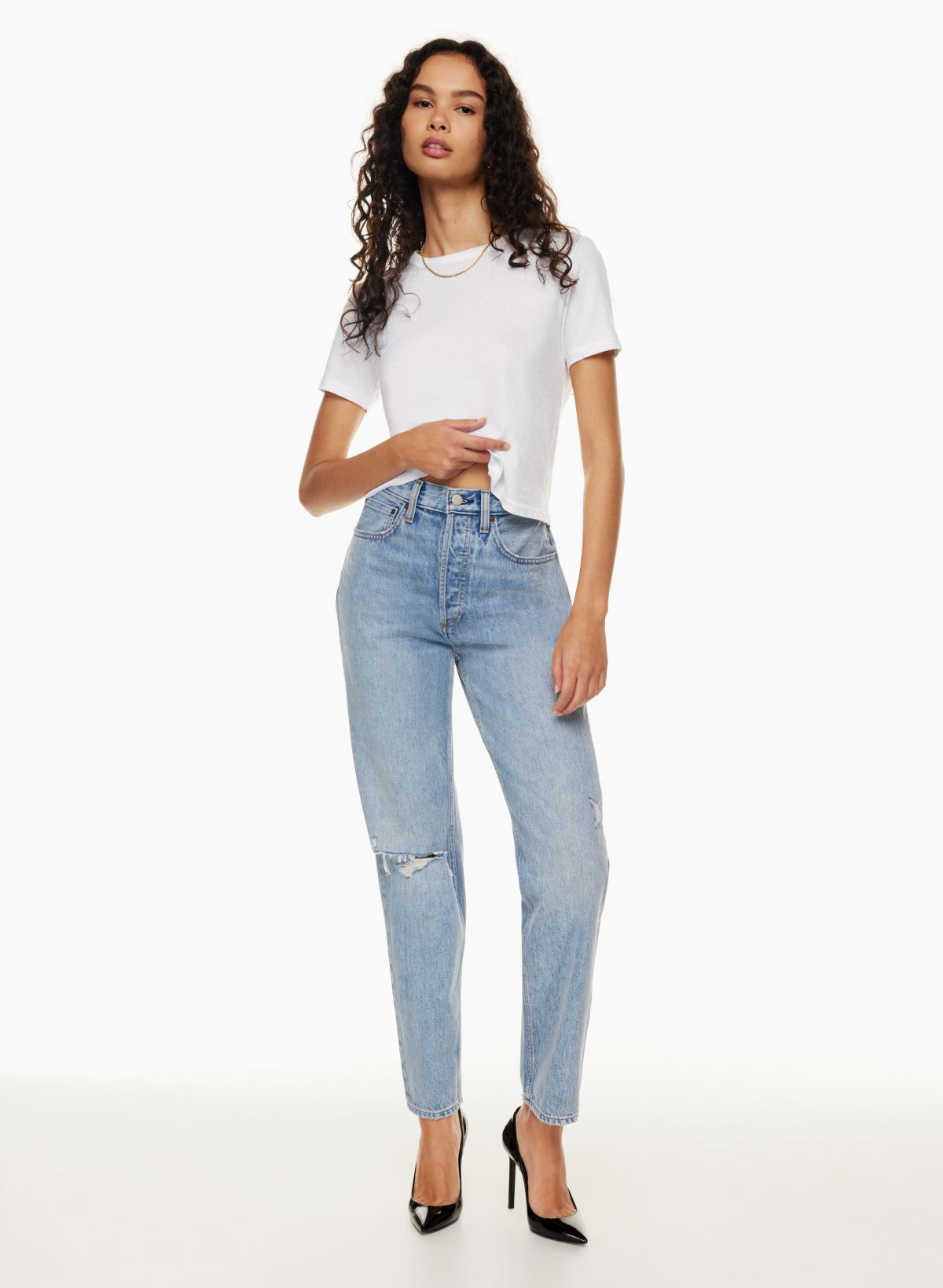 THE FARRAH HI-RISE CARGO JEAN