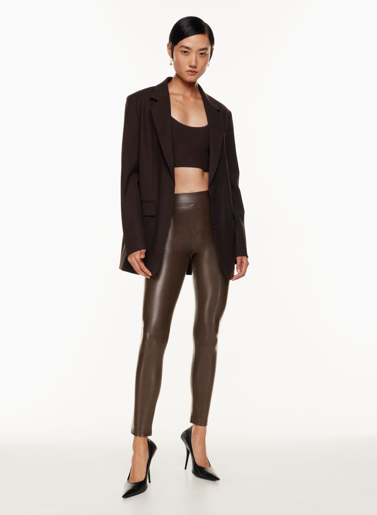 Aritzia faux leather outlet pants