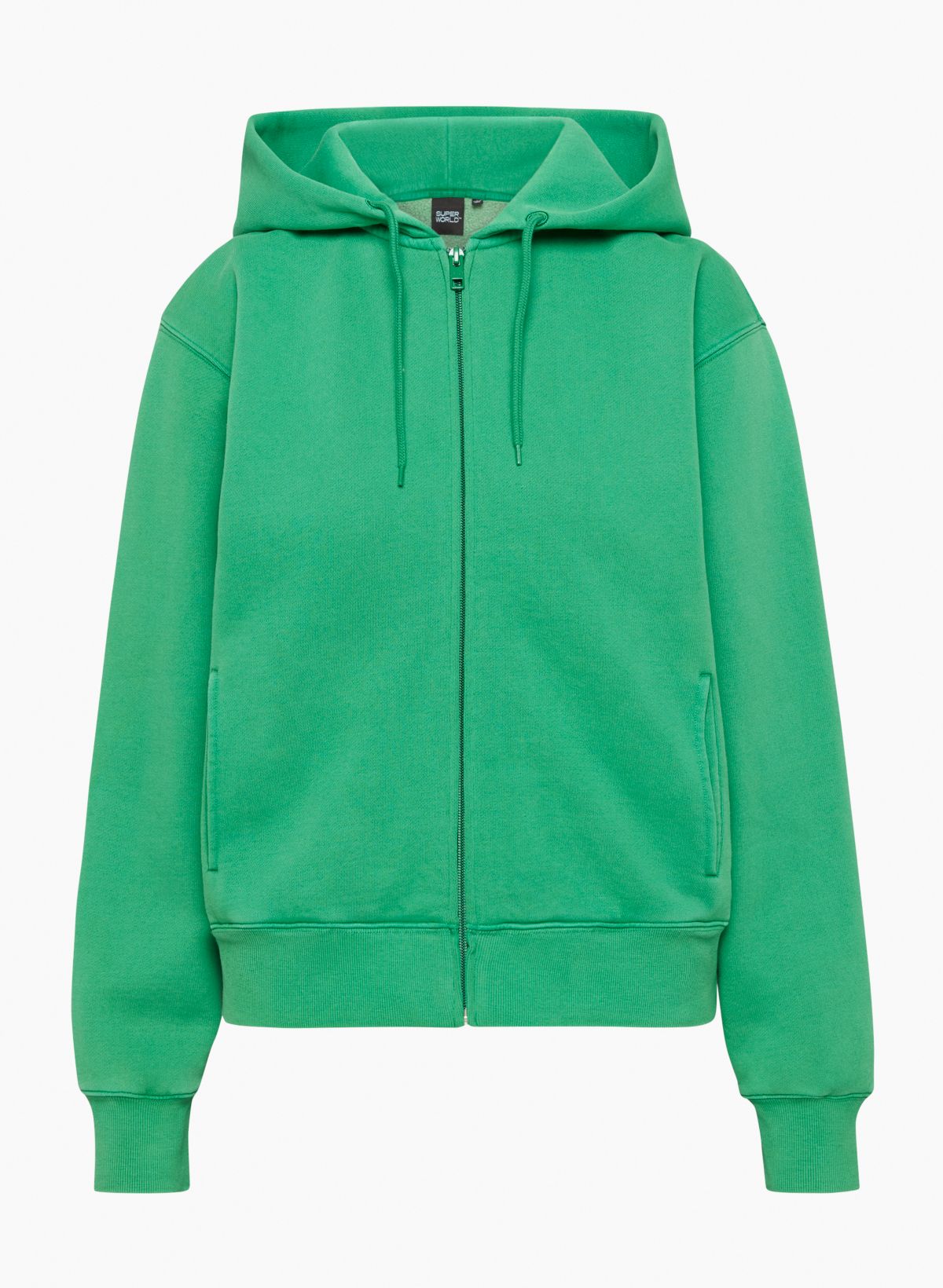 Plush zip up online hoodie