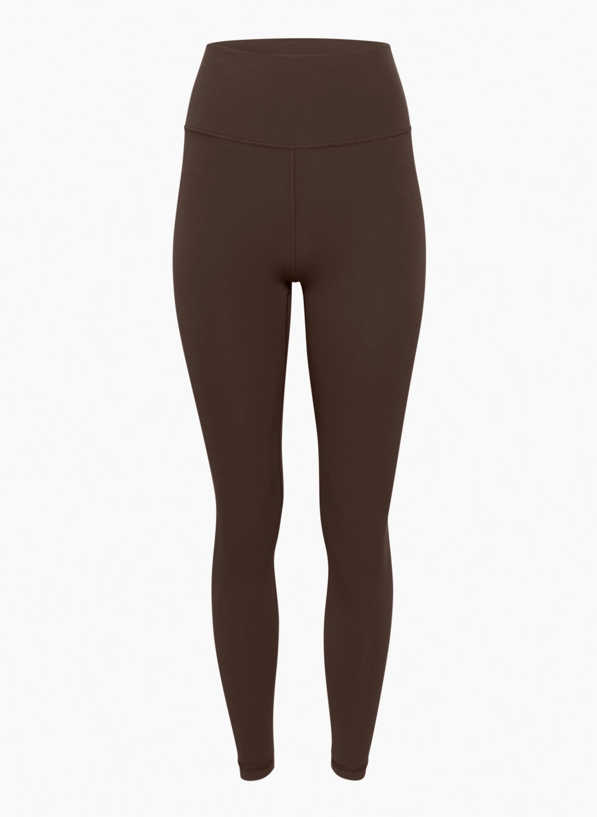 High waist thermal leggings in dark brown, 4.99€