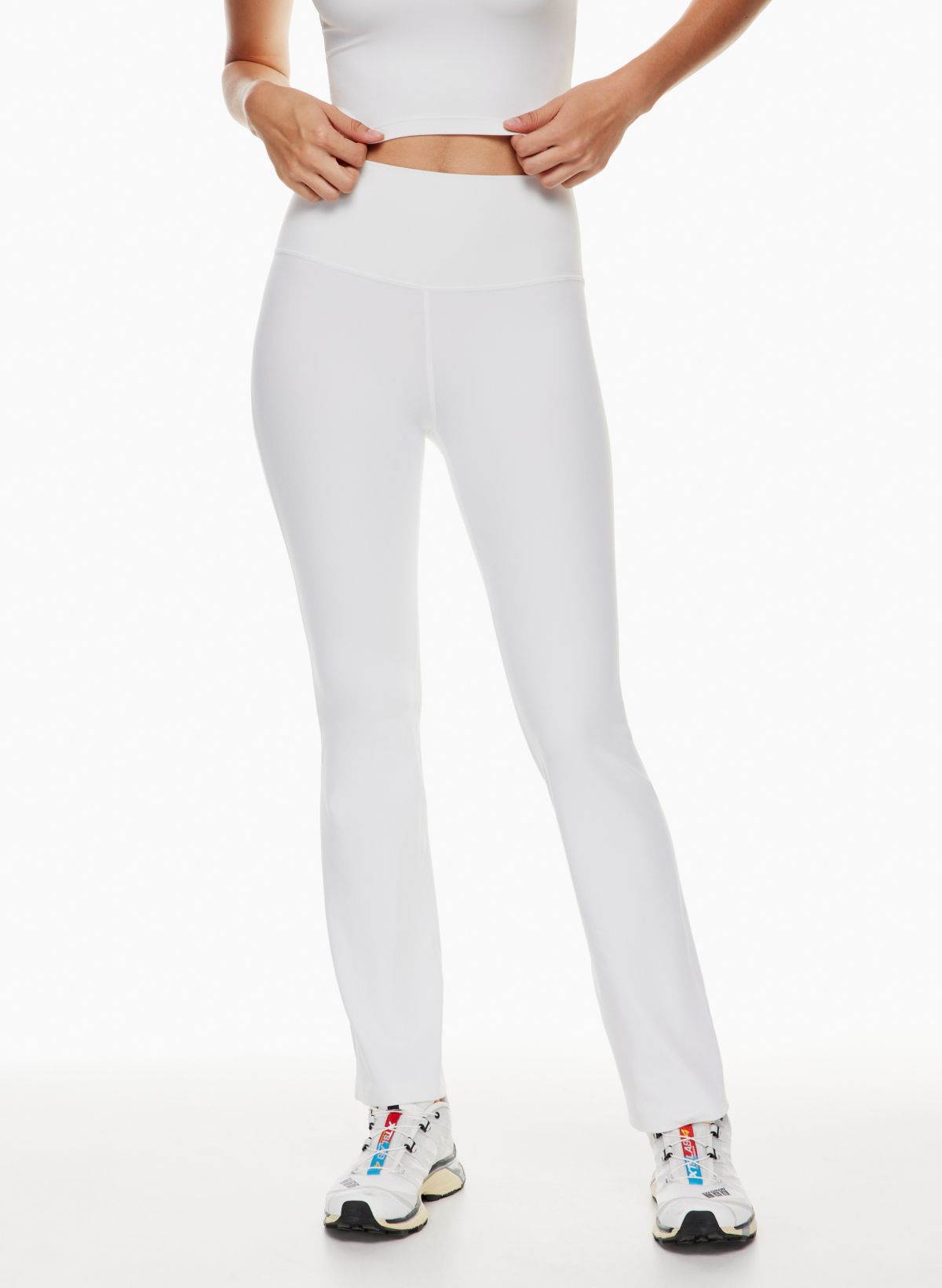 Girls' Cozy Flare Pants - art class™ Light Off-White XS