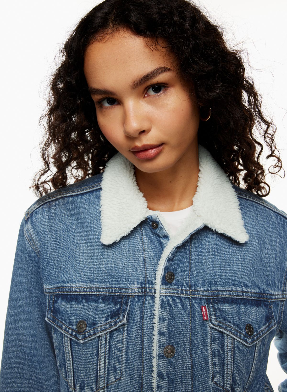 Levi's EX BF SHERPA JACKET | Aritzia CA