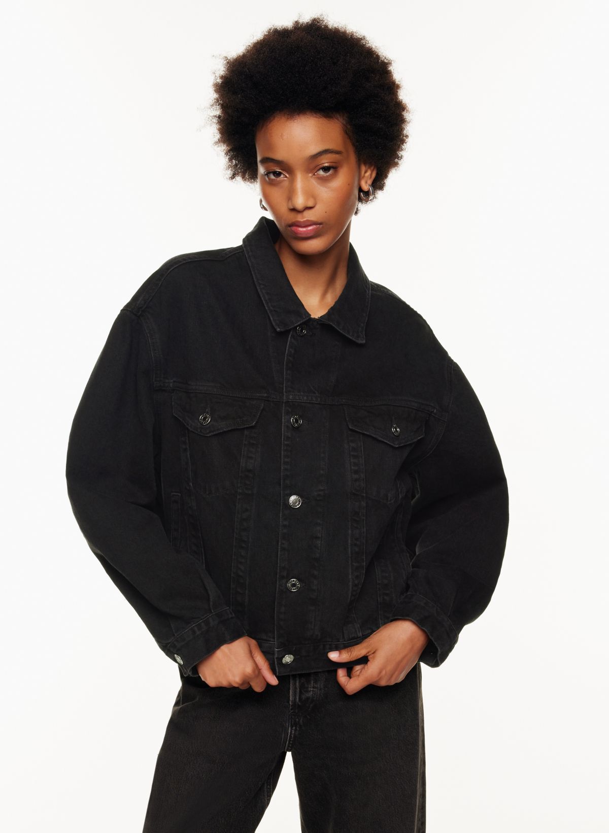 Buy Black Denim Jacket from Next USA