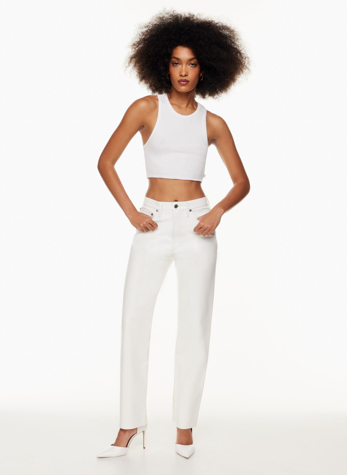 AGOLDE '90S PINCH WAIST LEATHER PANT | Aritzia US