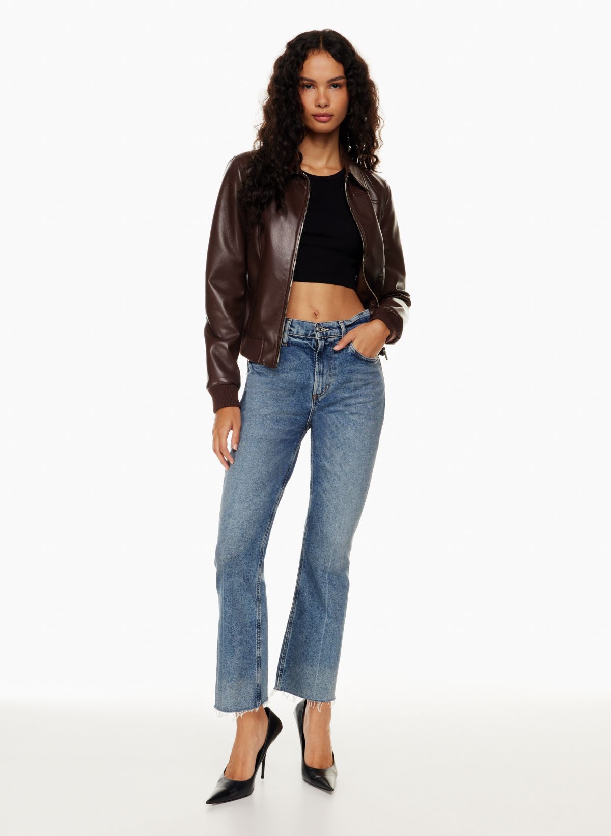 Citizens of humanity leather hot sale jeans