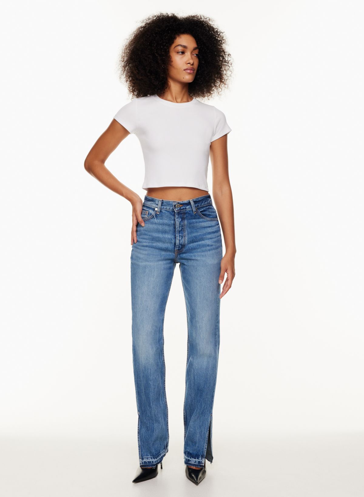 Runaway Detached Jean, Mid Blue Denim