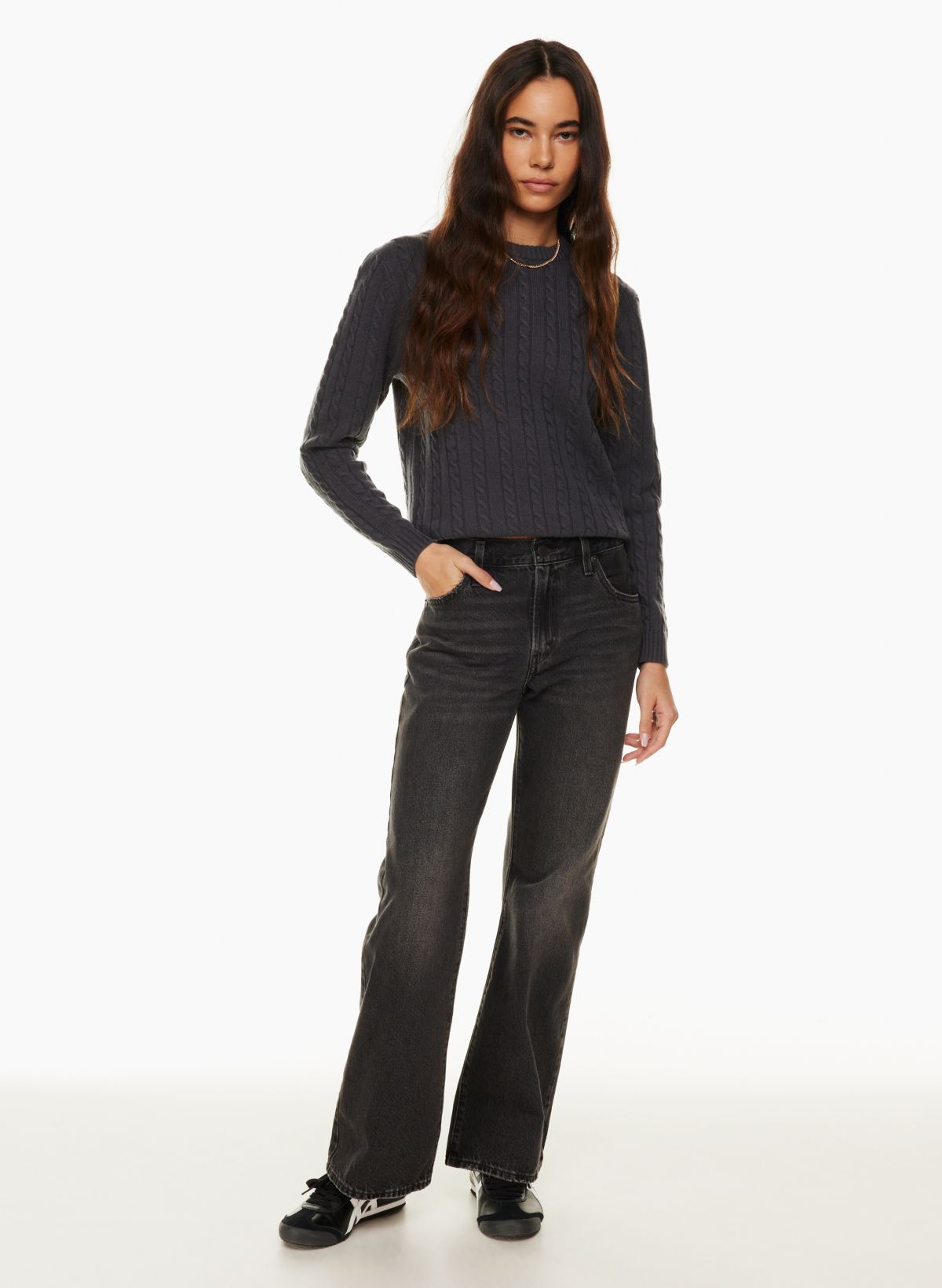 Bootcut jeans Alexa Chung For Ag Black size 23 US in Cotton - 30169668