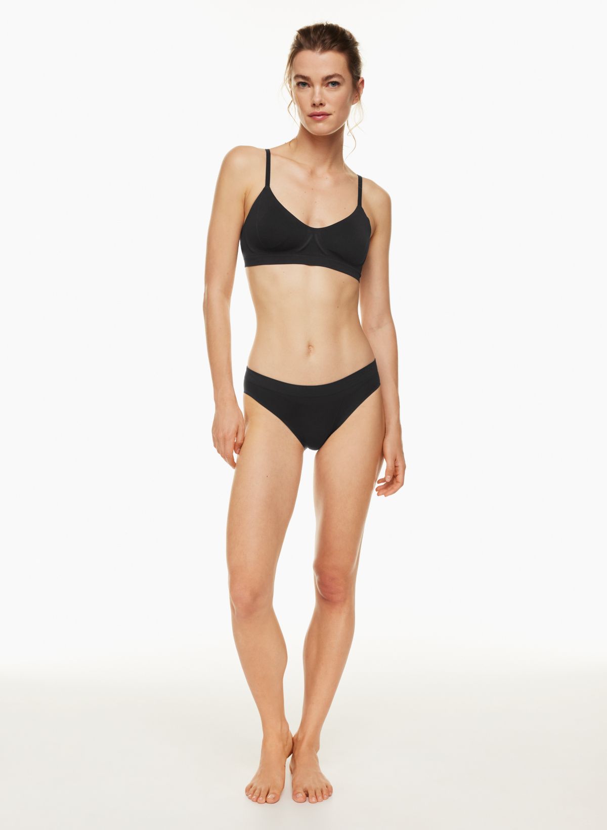 Filippa K Black Nylon Sport Bra Filippa K