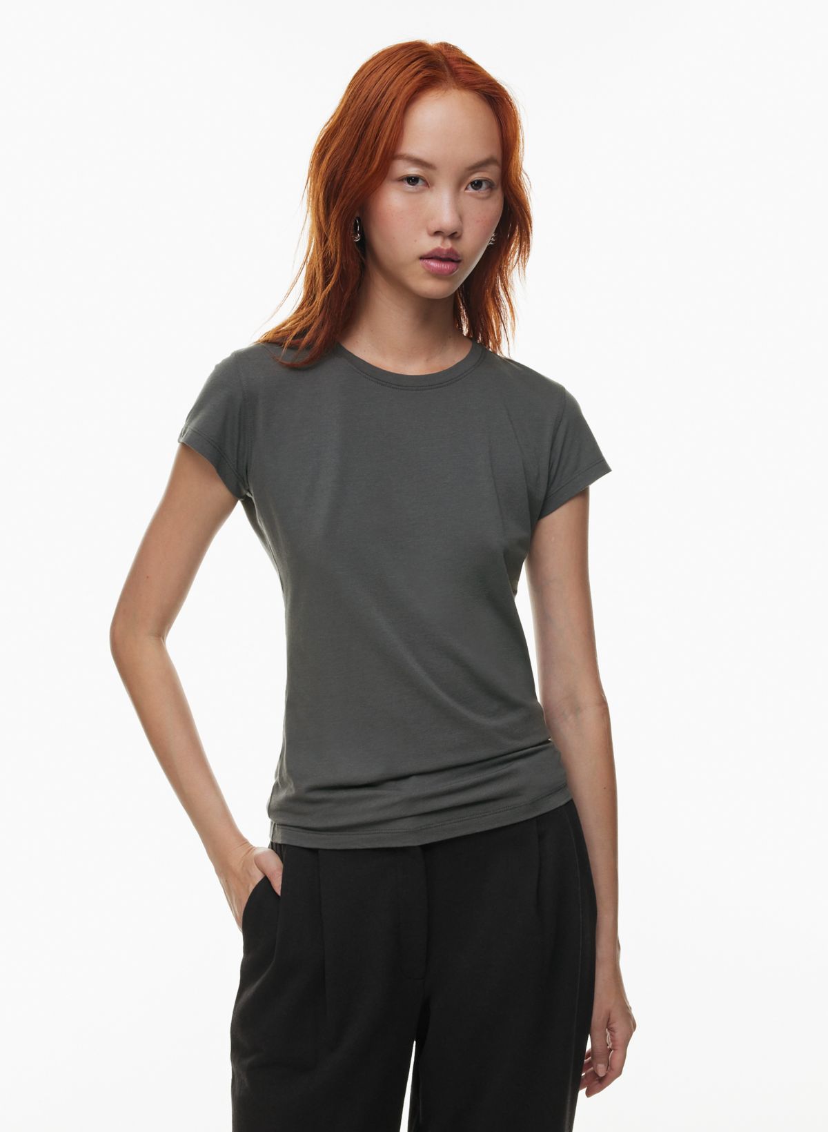 The Group by Babaton FOUNDATION CREW T-SHIRT | Aritzia US
