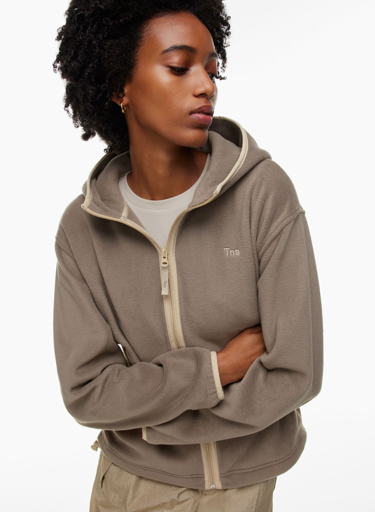 Tna SNO POLAR OVERSIZED ZIP HOODIE | Aritzia US