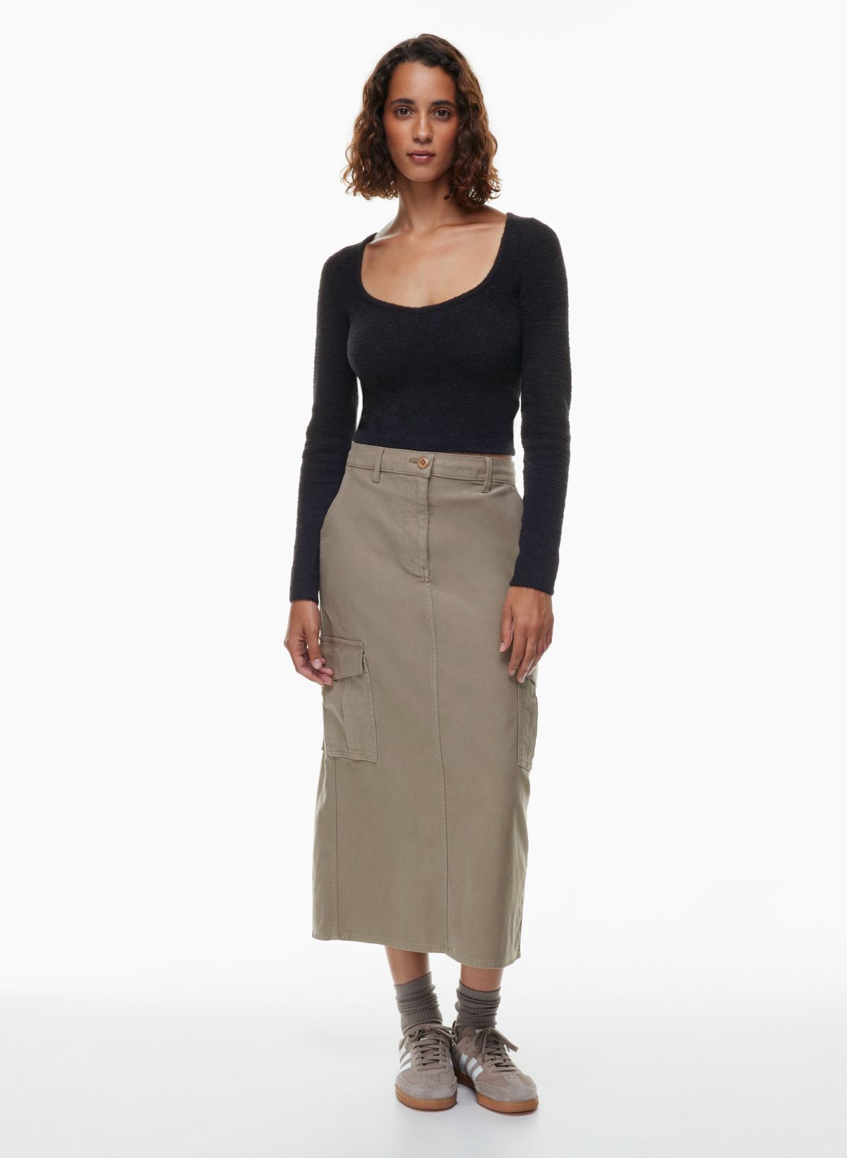 Hush shop khaki skirt