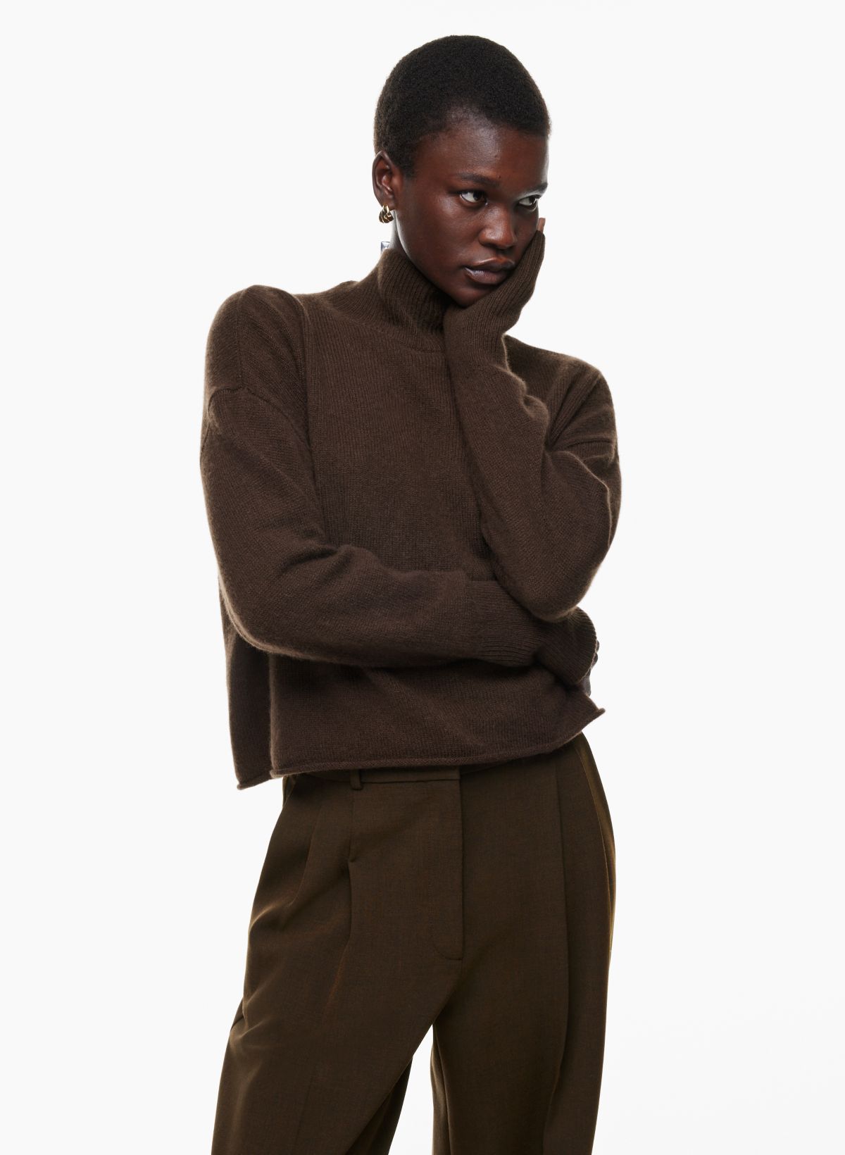 The Group by Babaton LUXE CASHMERE RELAXED TURTLENECK