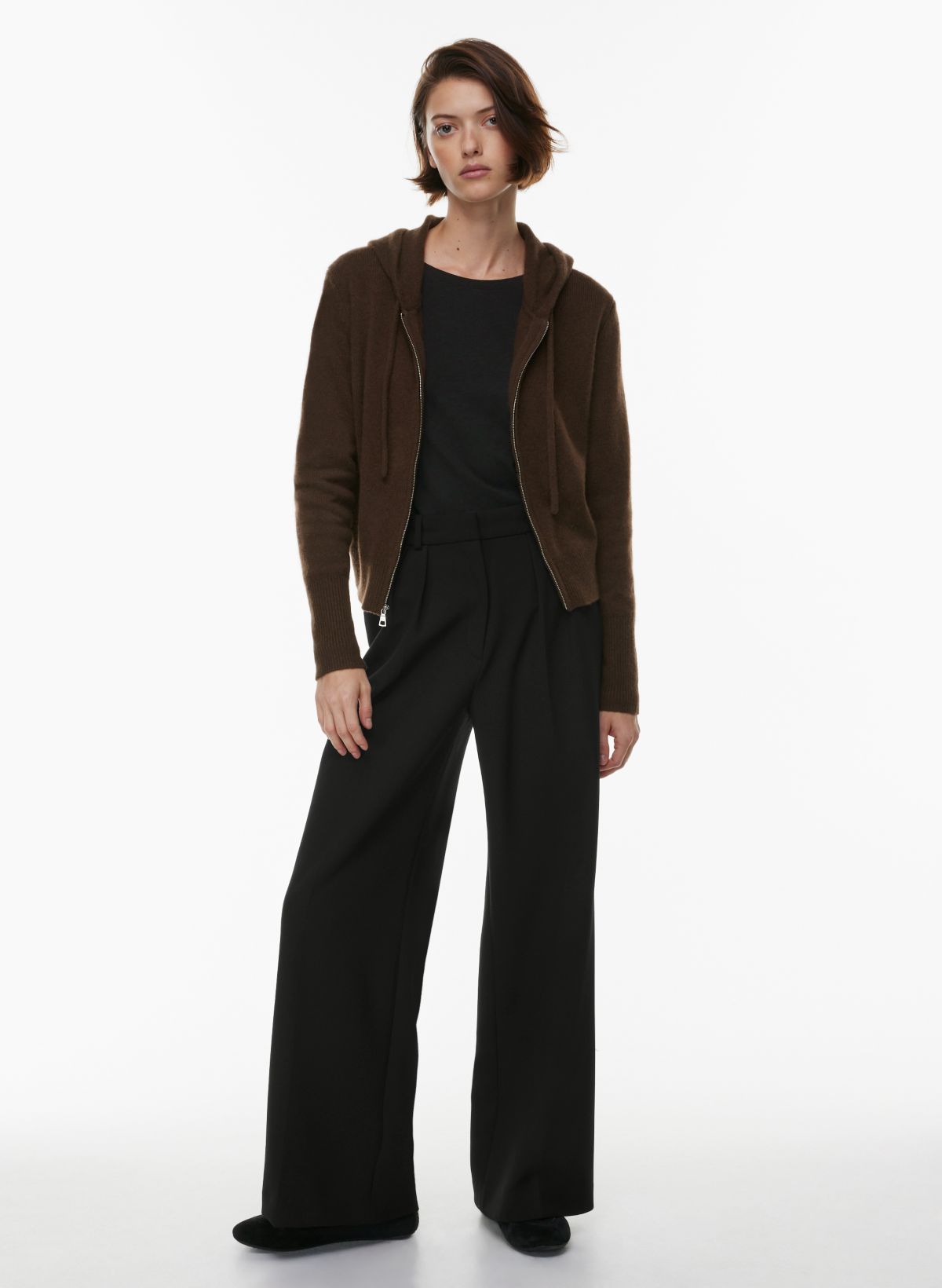 The Group by Babaton LUXE CASHMERE HOODED ZIP-UP | Aritzia US