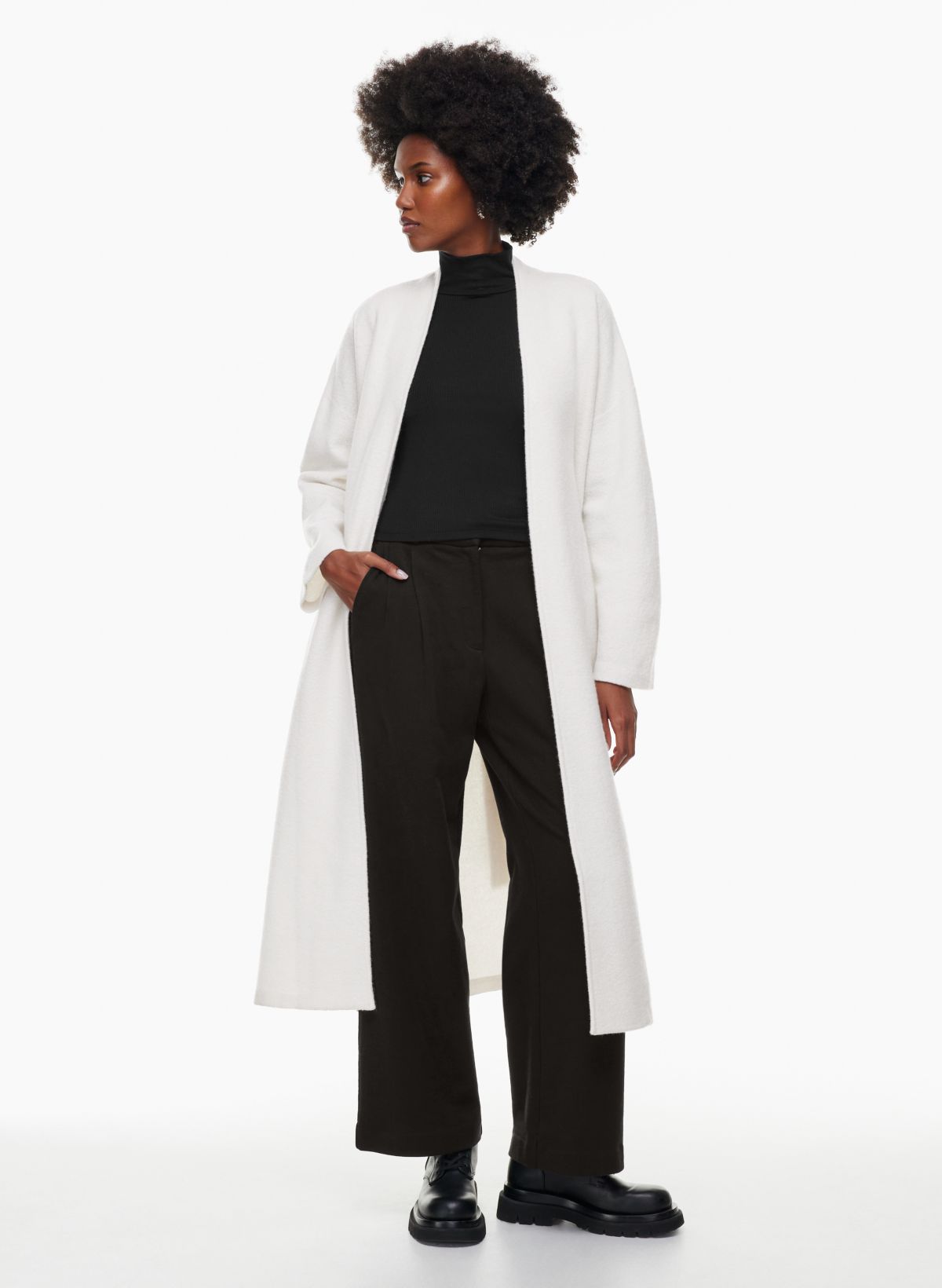 Aritzia luxe store lounge wool jacket