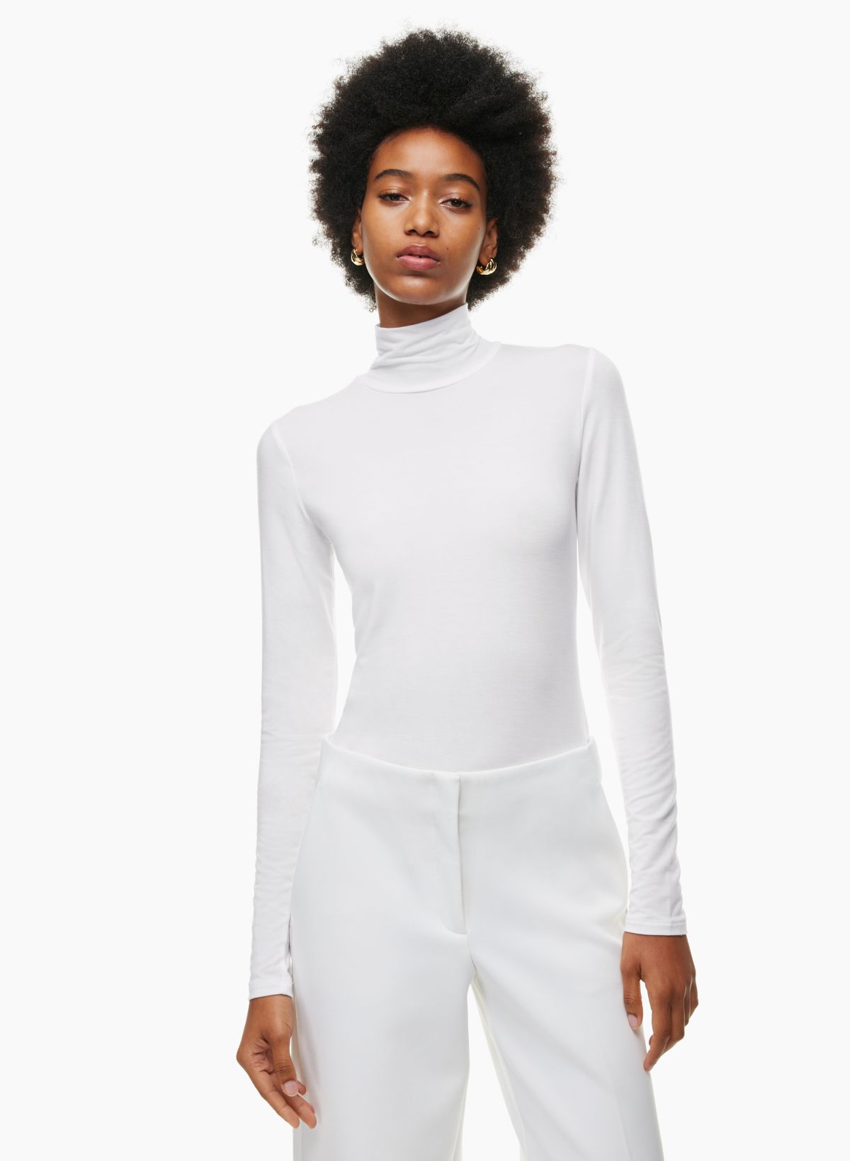 Mock Neck Turtleneck– Almina Concept