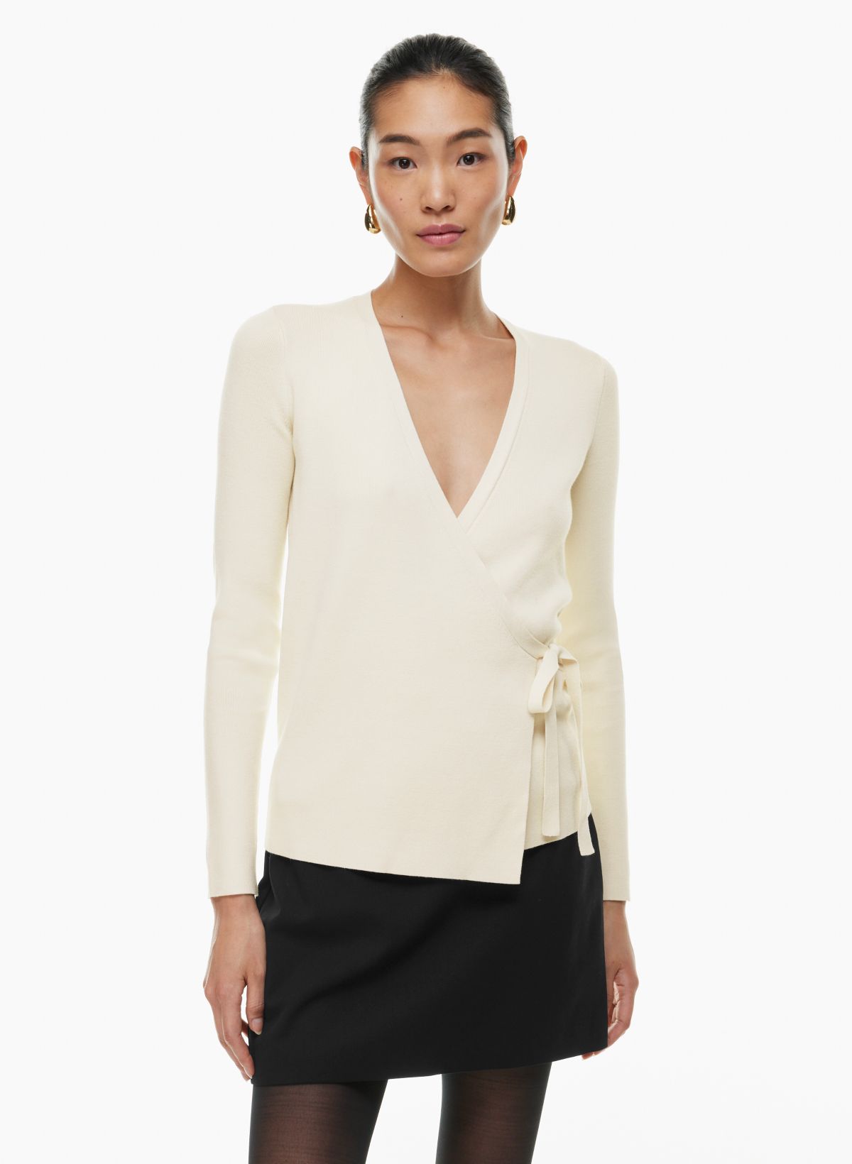 Aritzia wrap hot sale sweater