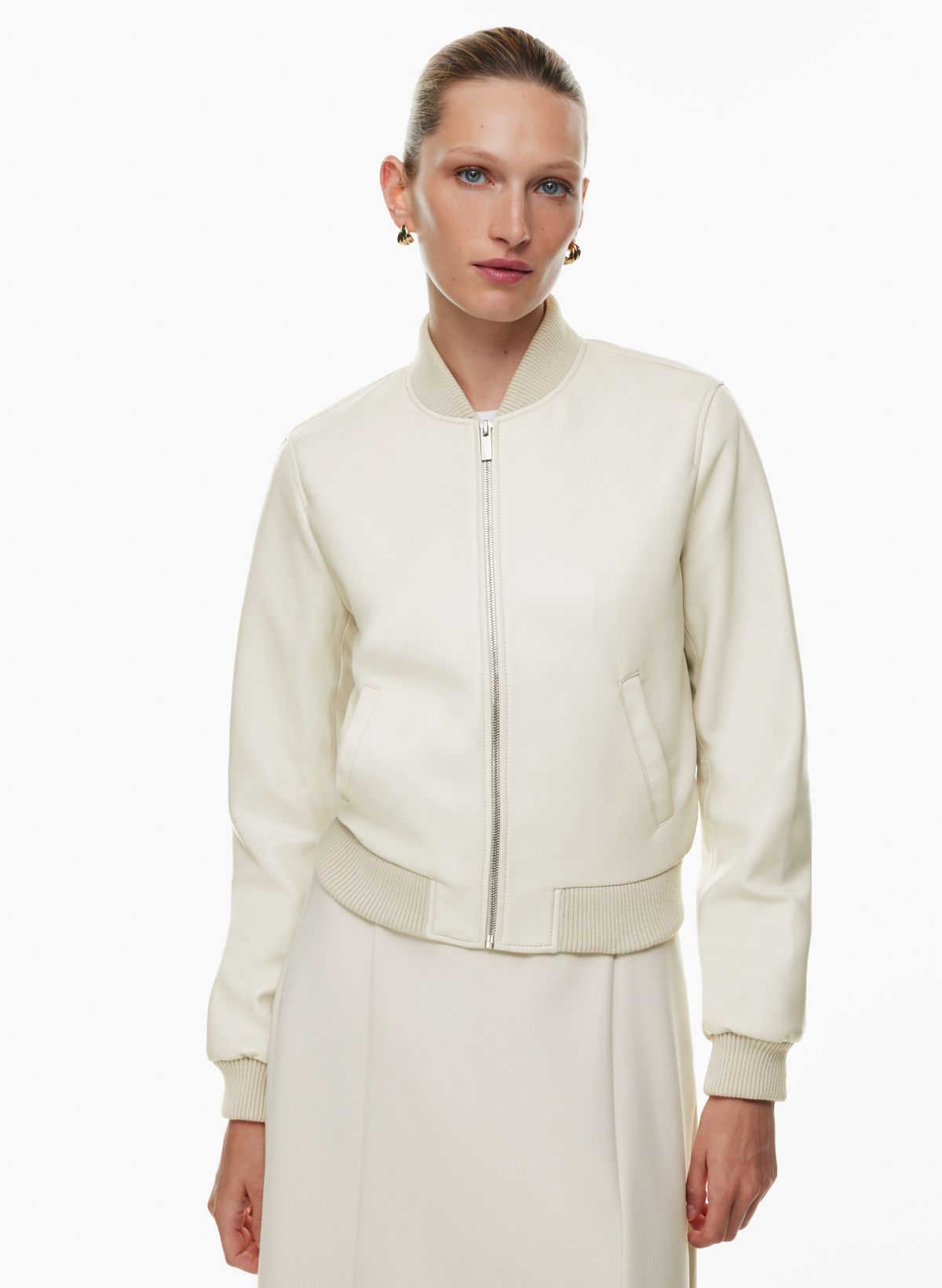 Cream bomber outlet jacket womens