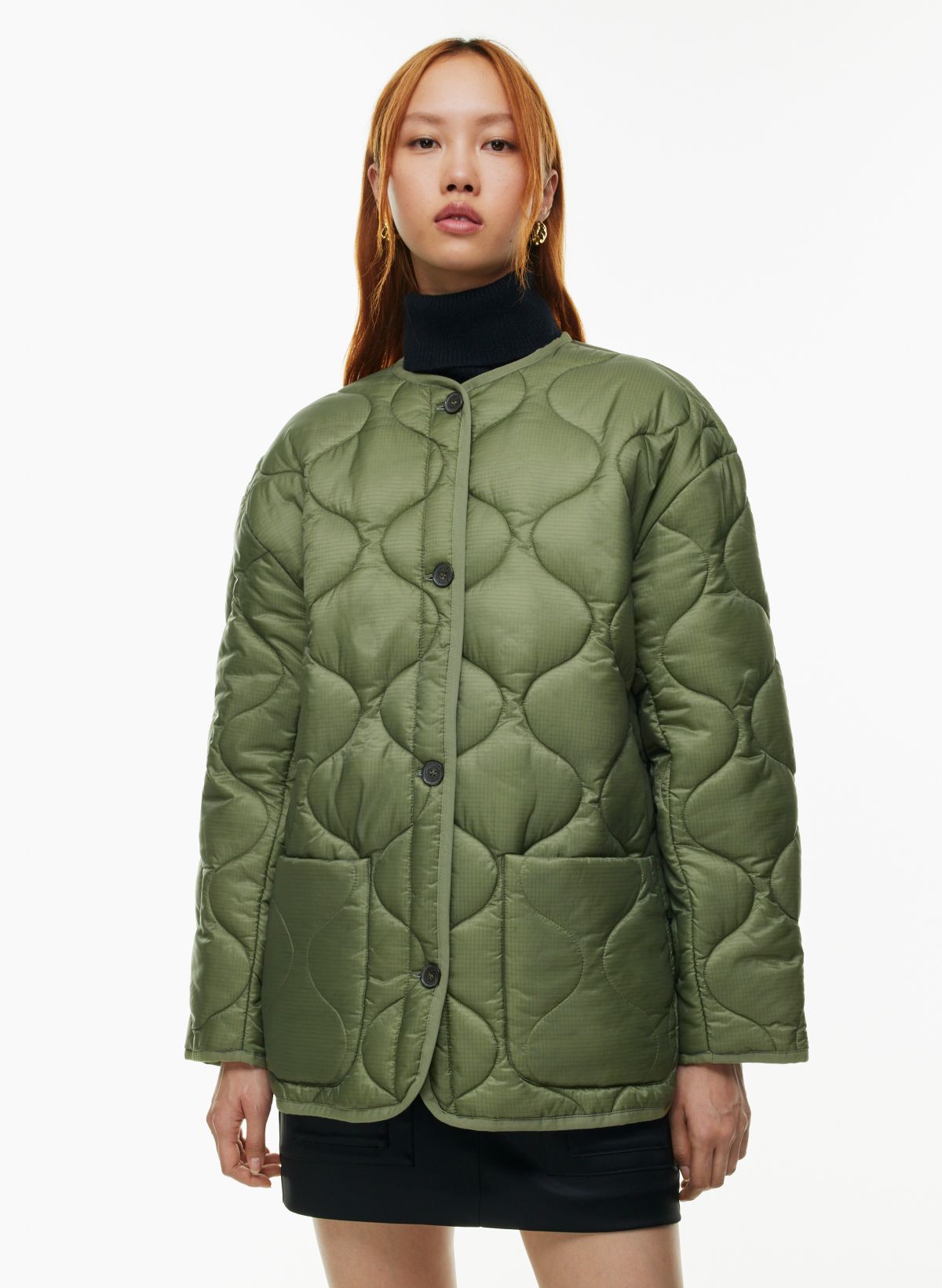 Babaton EVERGREEN QUILTED JACKET