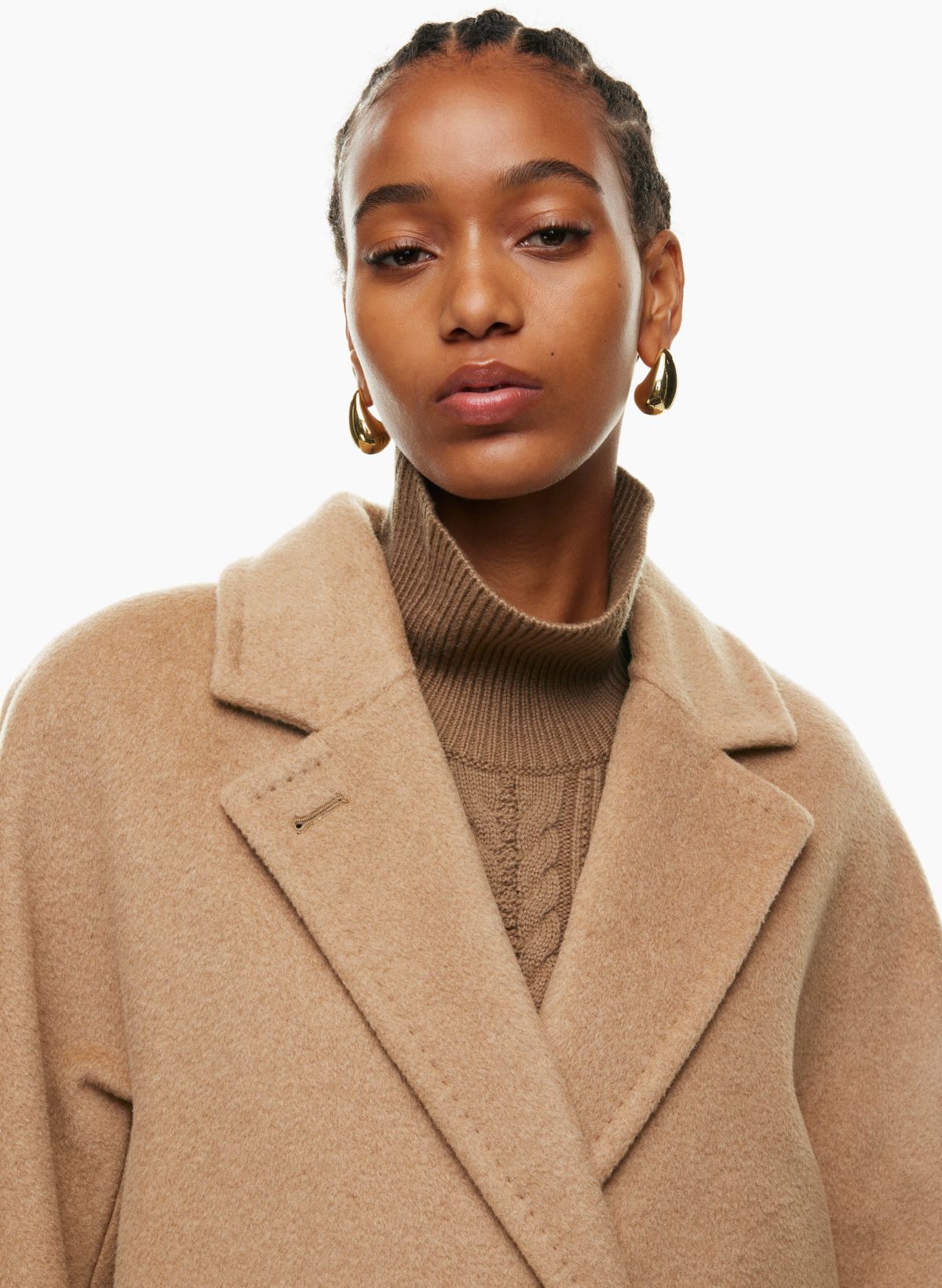 Aritzia babaton cheap slouch wool coat