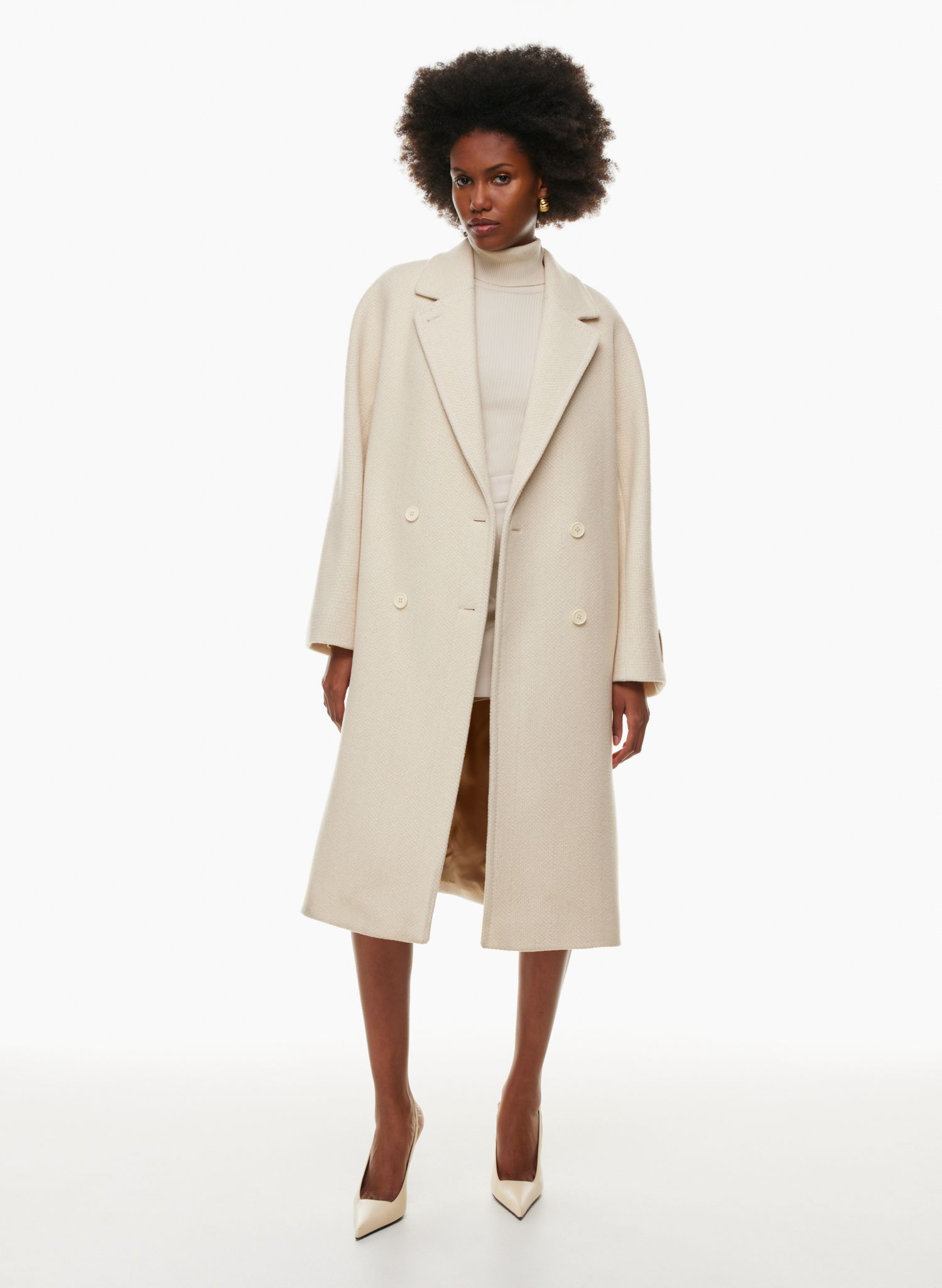 Babaton The Slouch™ Coat Relaxed double-breasted wool-cashmere coat