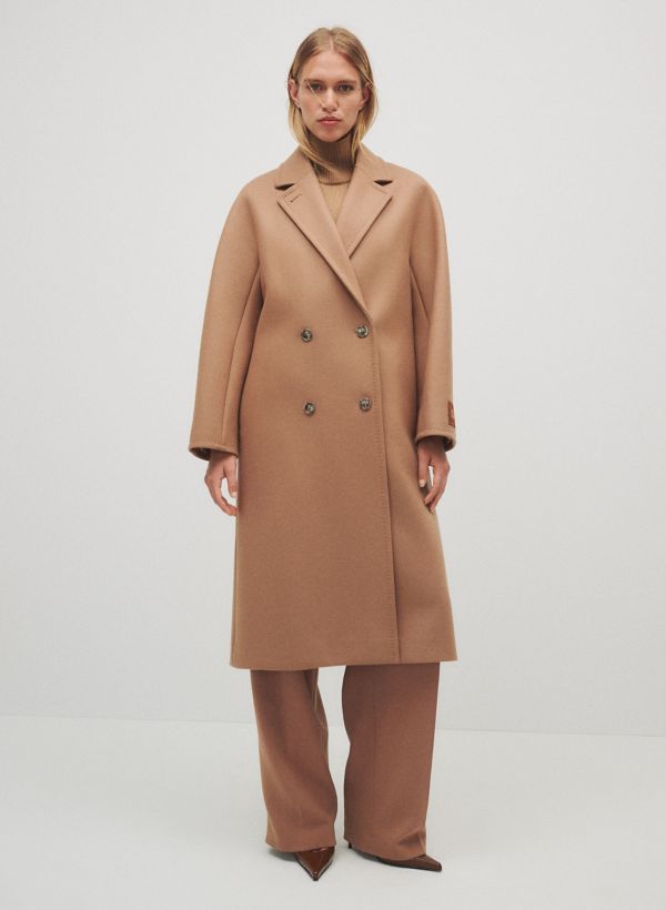 Tall Full Length Wool Look Coat  Clothing for tall women, Coats for women,  Long coat