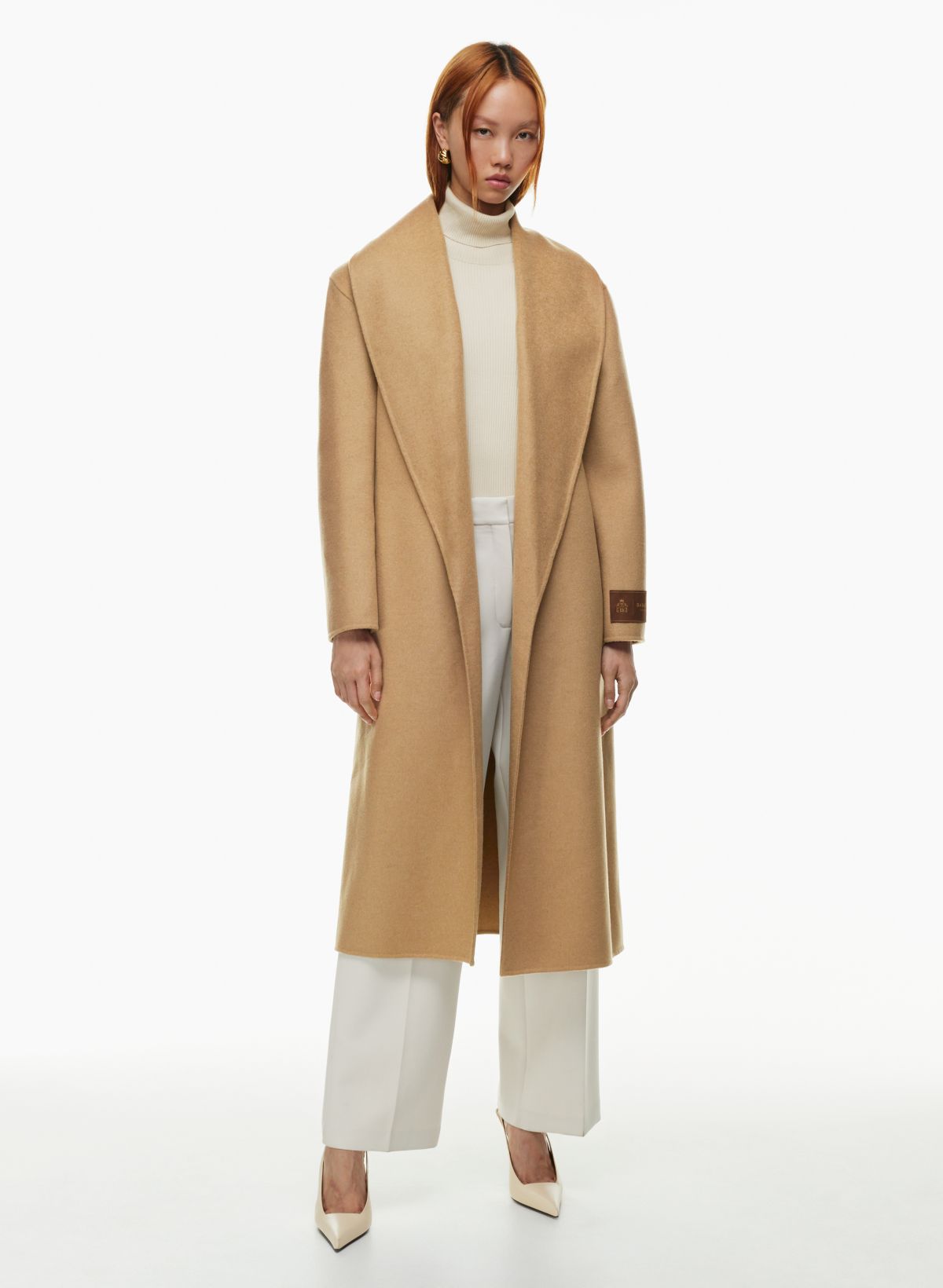 Aritzia robbie clearance wool coat long