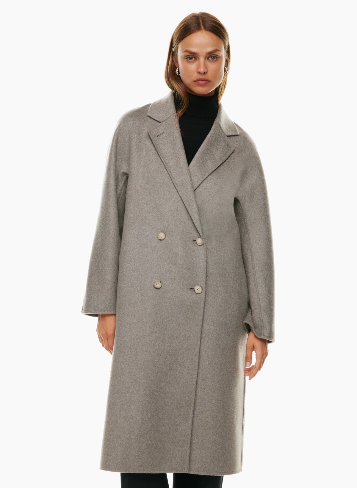 Aritzia long wool store coat