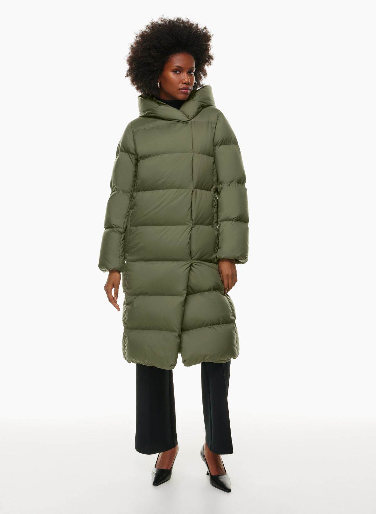 ONLY Alina Long Hooded Puffer Vest – 27 Boutique