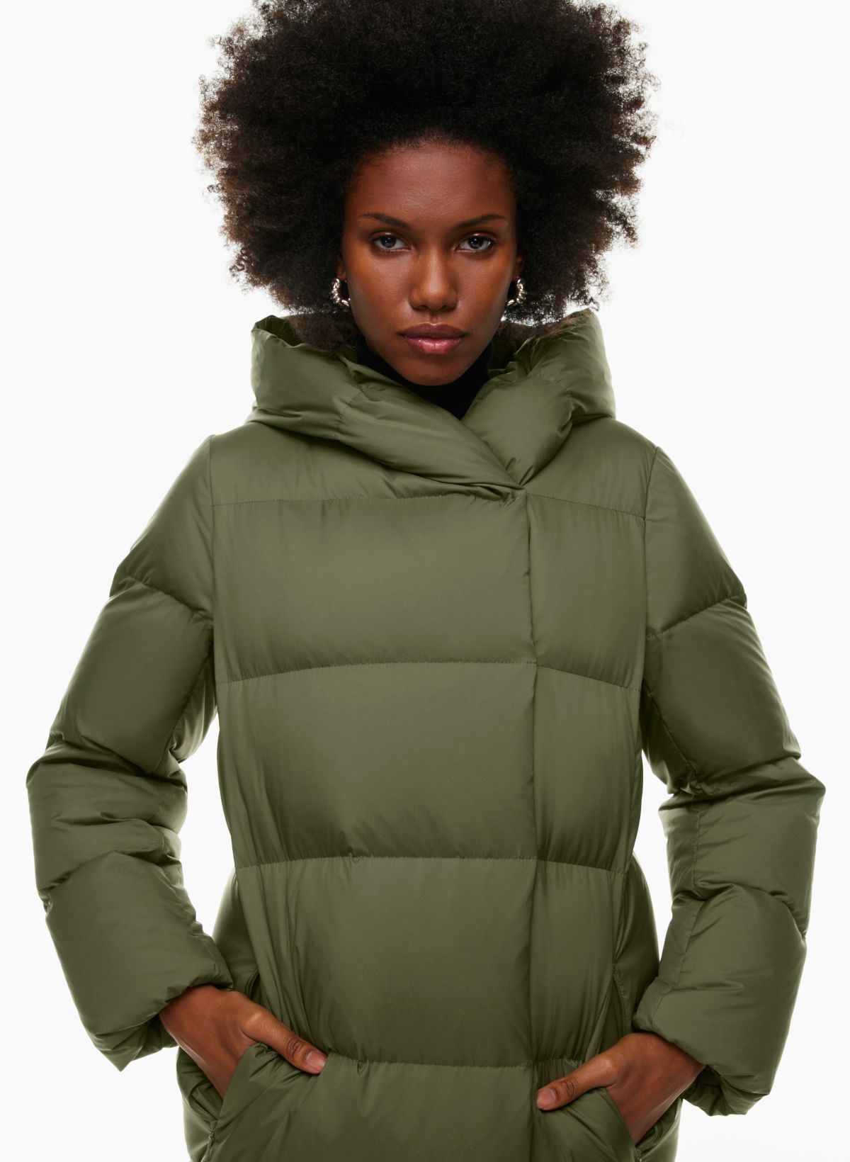 Short Pillow Puffer Wrap Coat - Ready to Wear