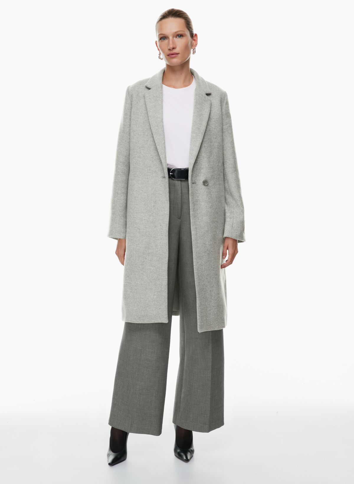 Aritzia grey 2025 wool coat