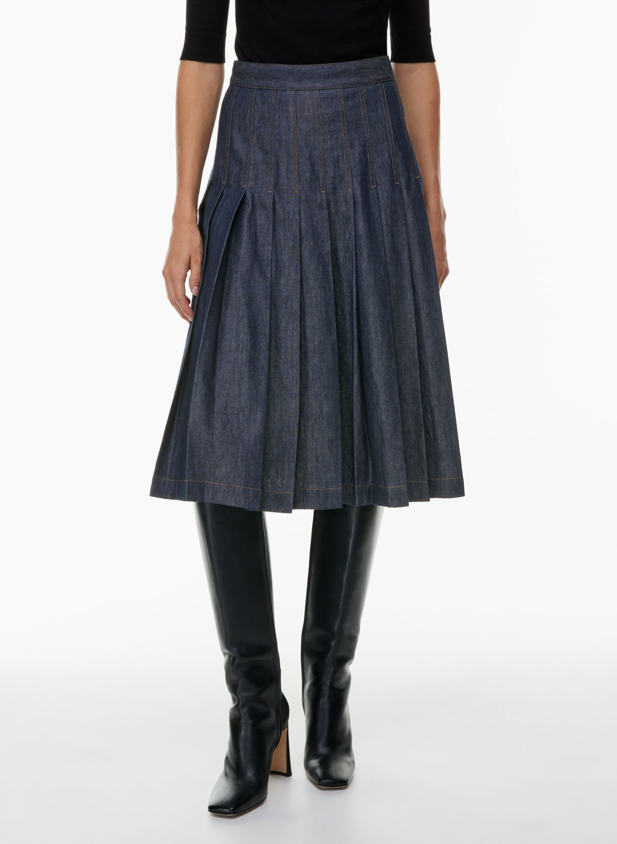 Babaton PROCESS JEAN SKIRT | Aritzia CA