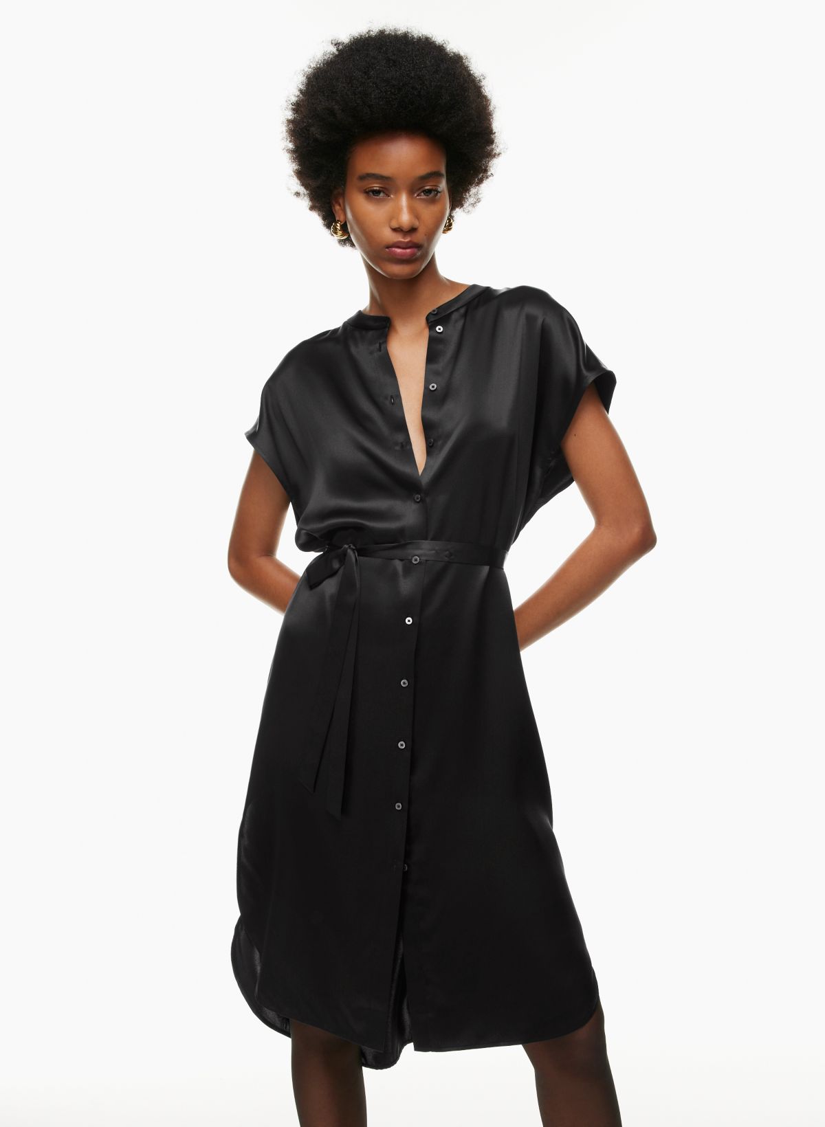 Babaton DELEGATE SILK DRESS Aritzia US