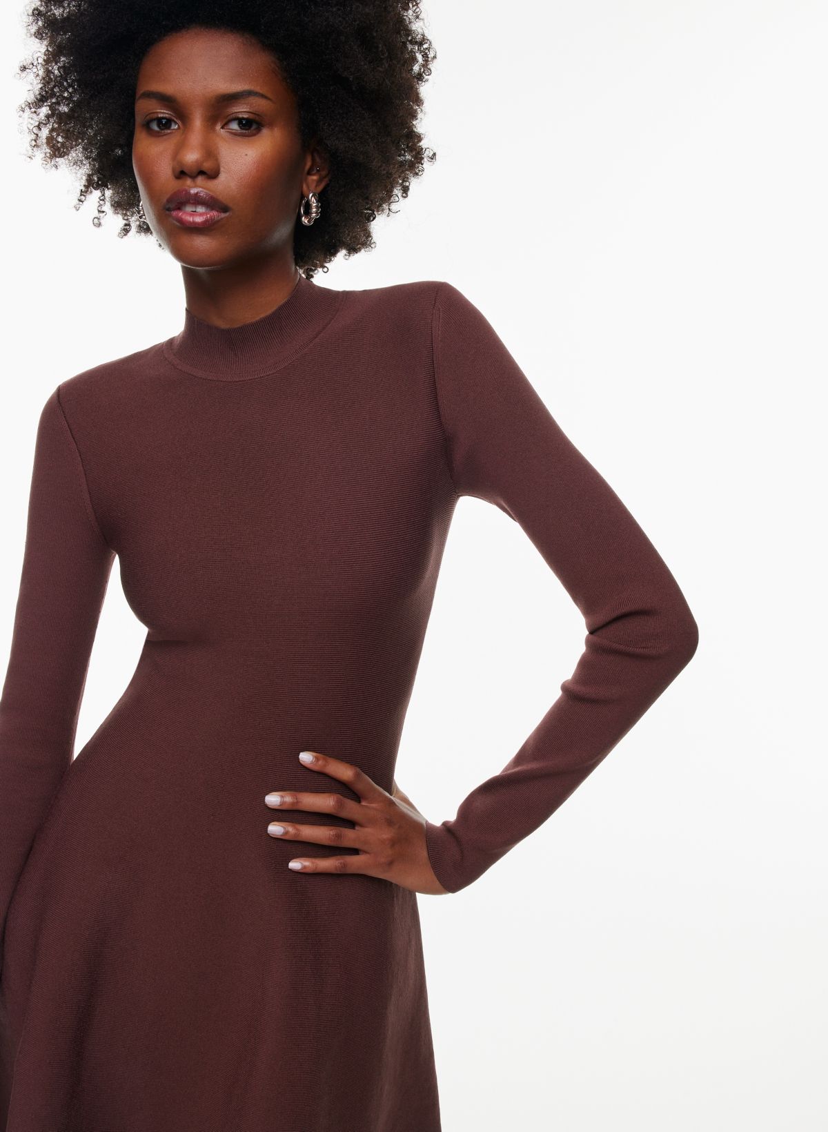 Aritzia shop burgundy dress