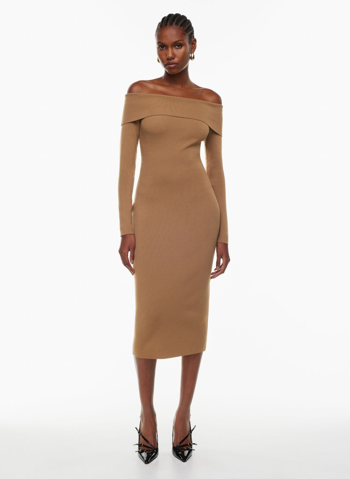 Babaton SCULPT KNIT SECTION DRESS