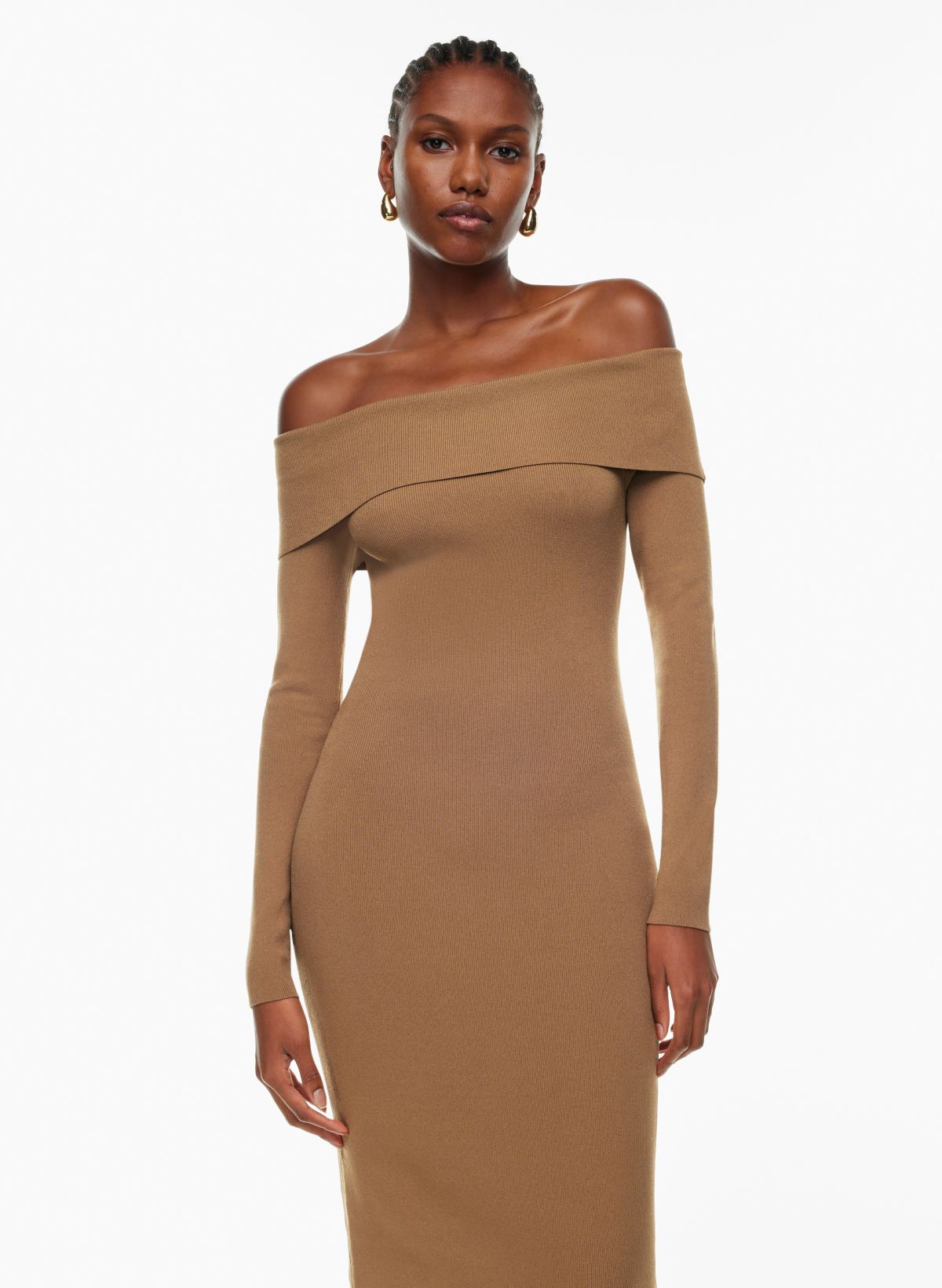 Babaton SCULPT KNIT SECTION DRESS