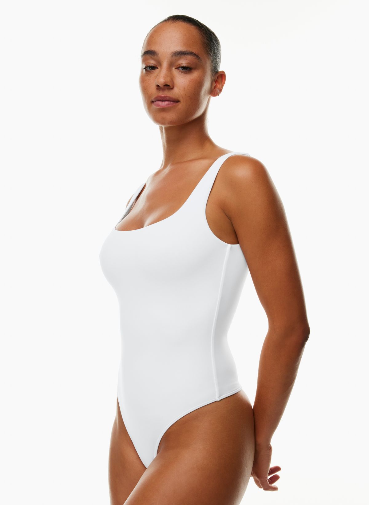 Babaton Contour Squareneck High Leg Bodysuit