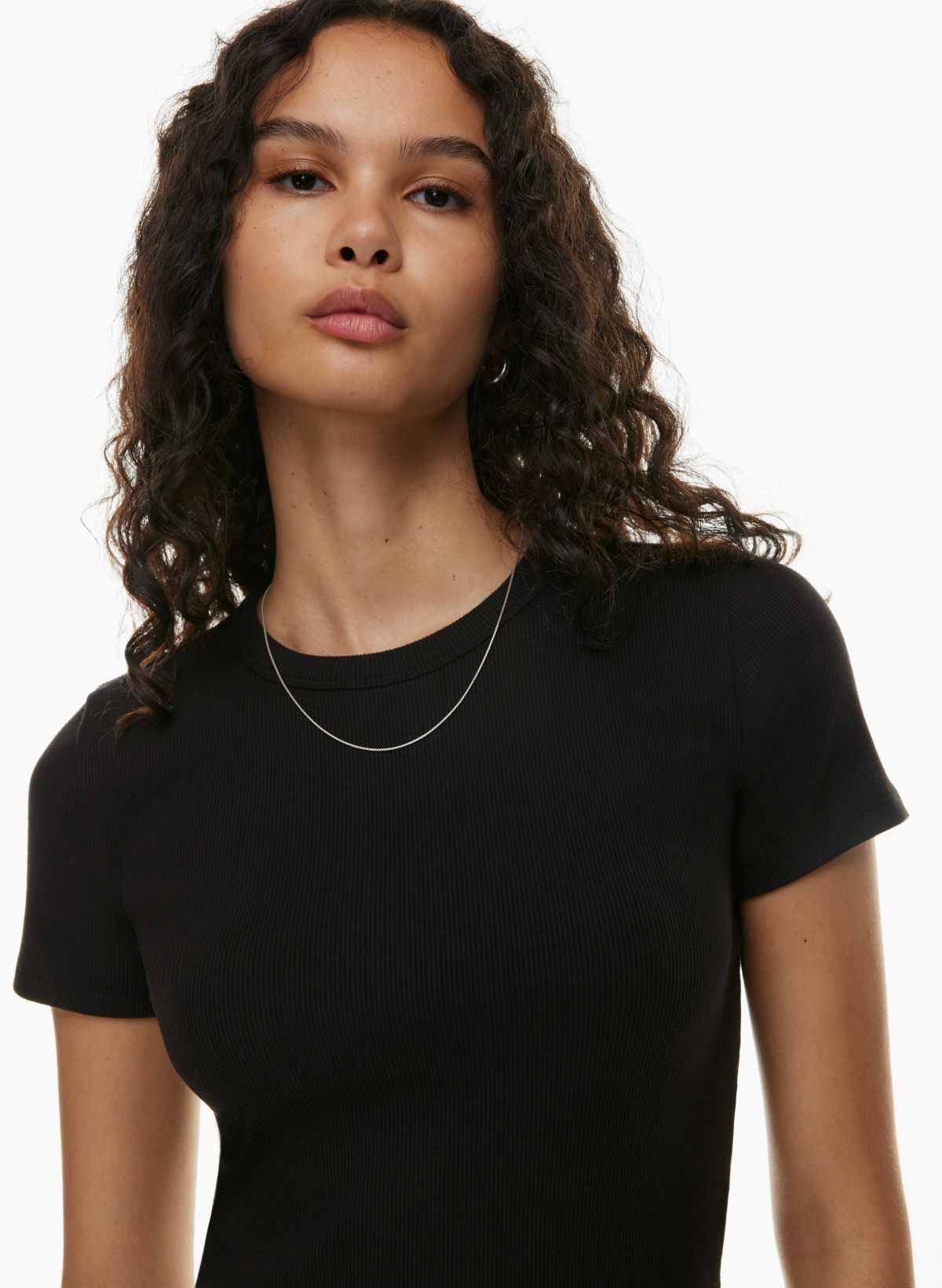 Sunday Best Women's Little Ribbed Cropped T-Shirt