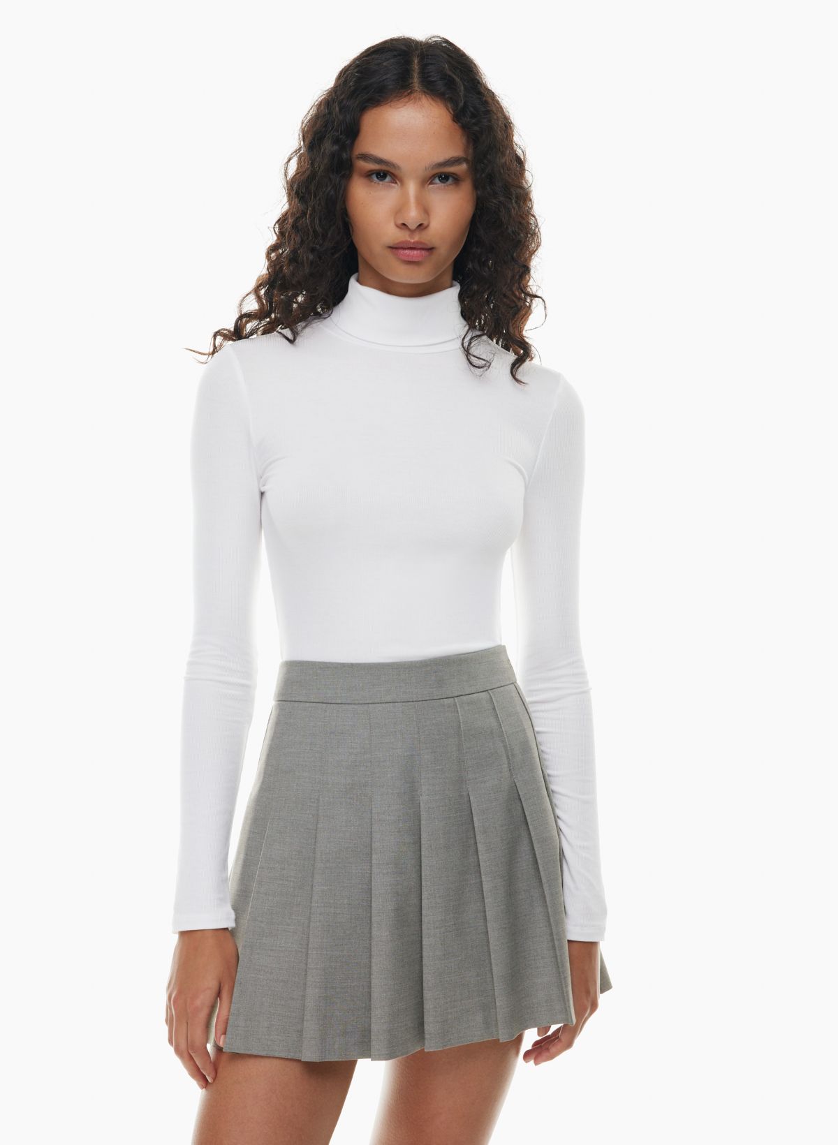 Shop Solid Athleisure Top with Half Zippered High Neck Online